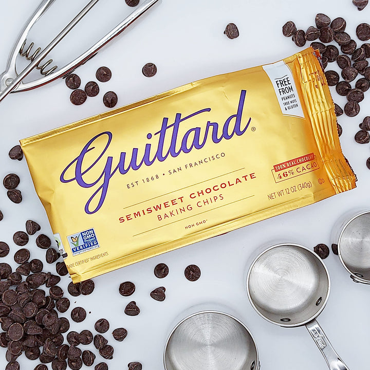Guittard Semi-Sweet Chocolate Baking Chips 46% Cacao - 340 g