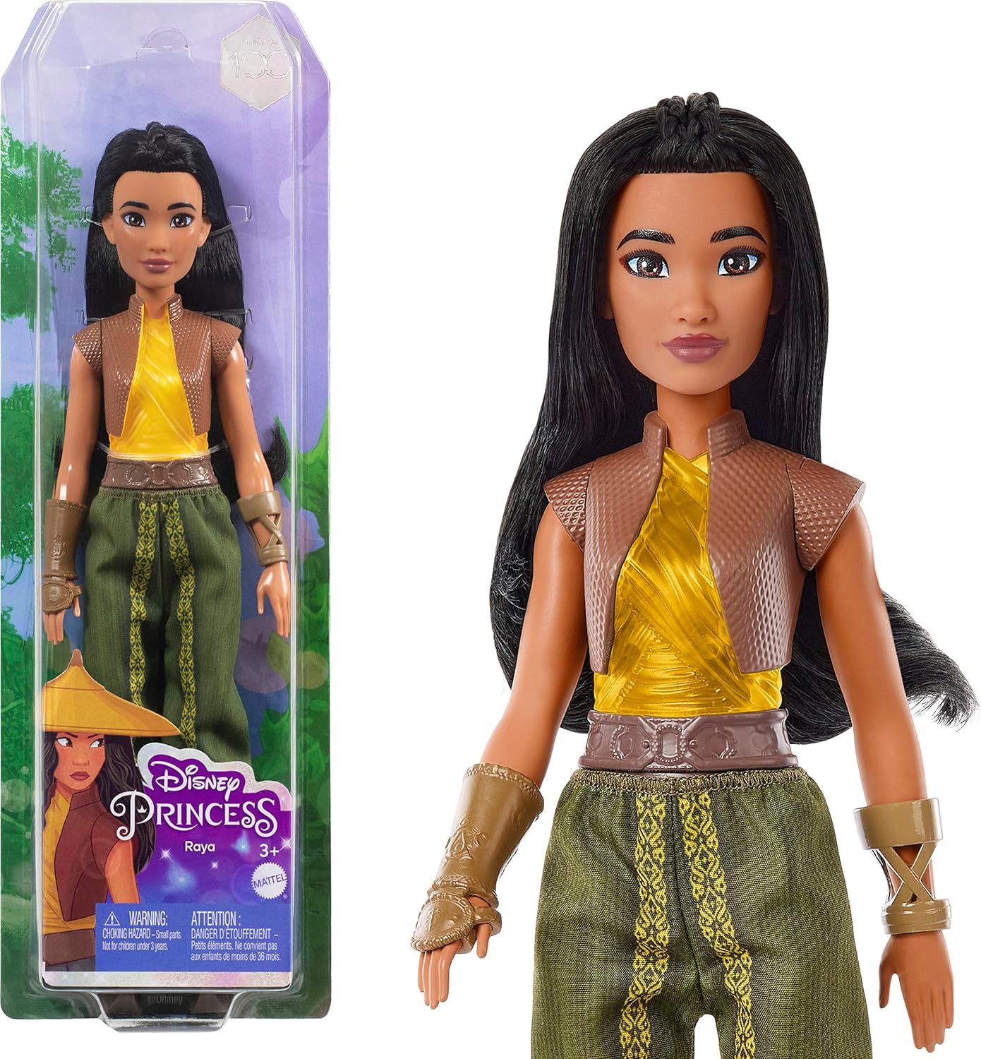 Disney Raya Posable Fashion Doll with Movie-Inspired Outfit and Accessories 1