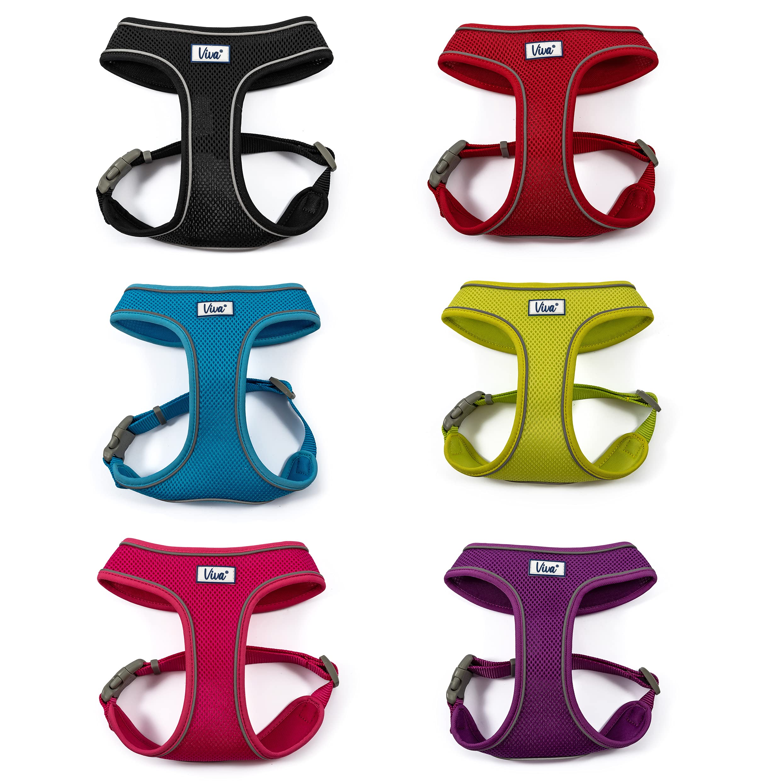 Ancol Viva Lightweight Mesh Dog Harness - Red, Size Medium (Girth 44-57 cm) 6