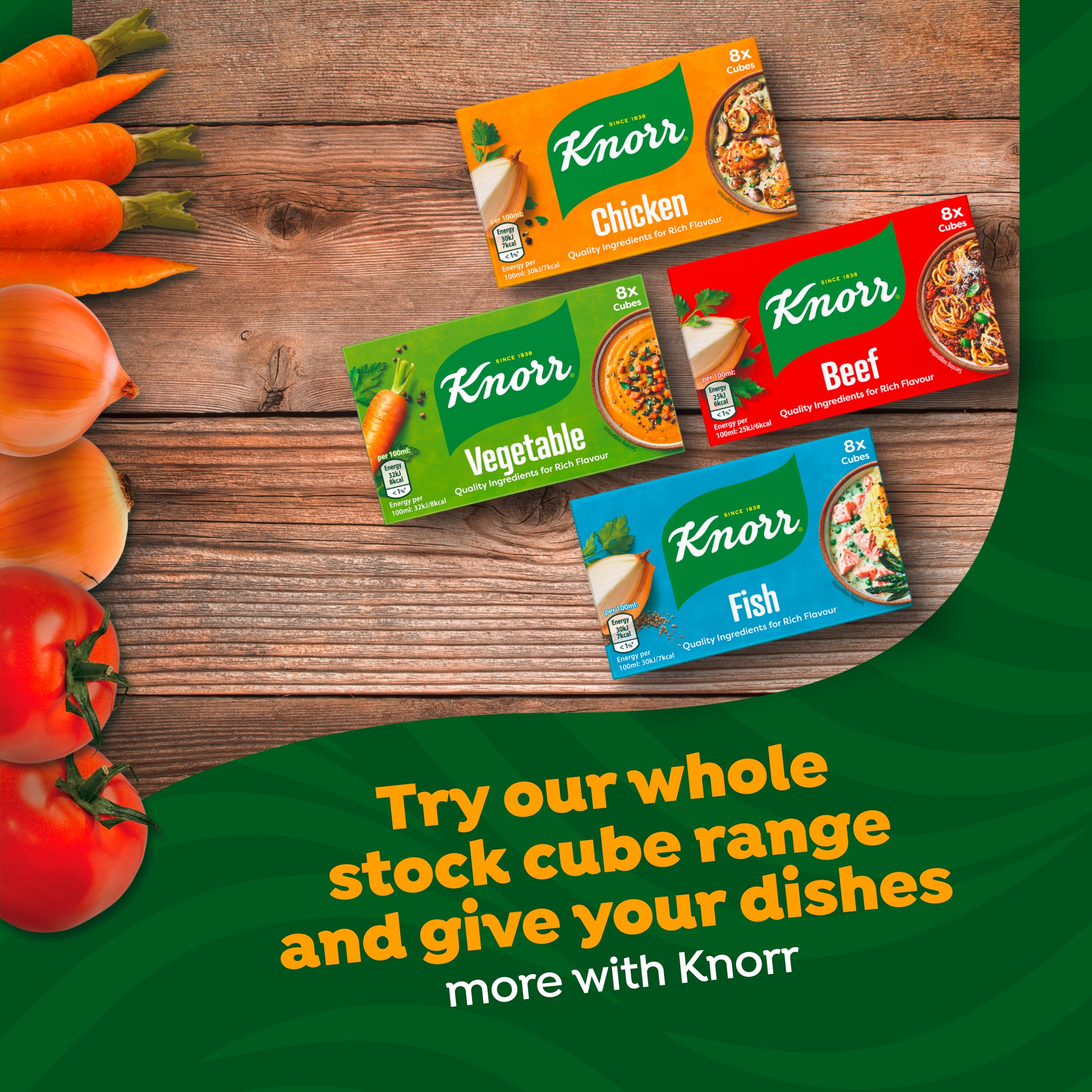 Knorr Fish Stock Cubes - Improved Recipe for Richer Flavour | 8 x 10g Cubes 4
