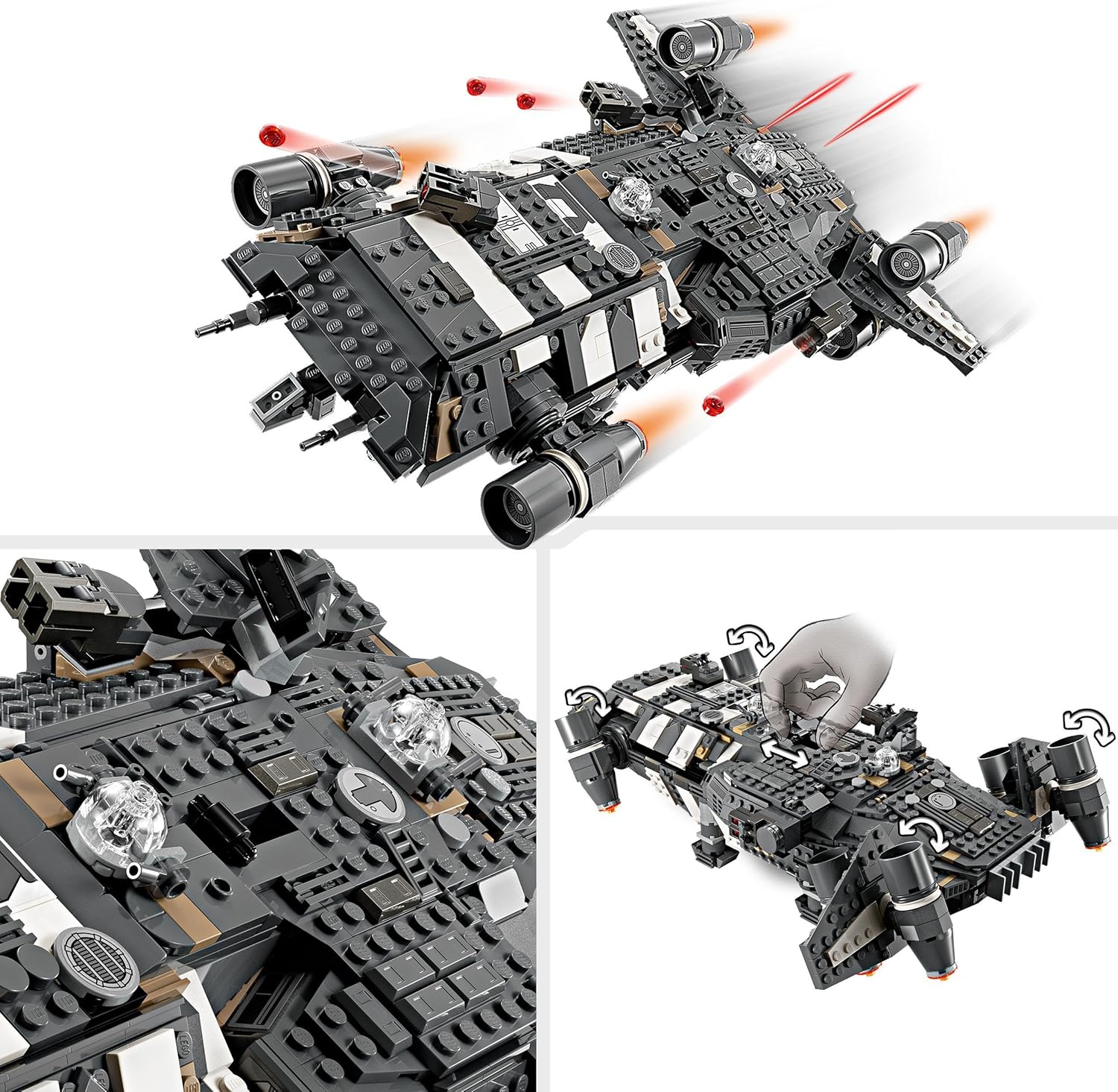 LEGO Star Wars: Skeleton Crew The Onyx Cinder (75374) - Building Set for Ages 10+ 5