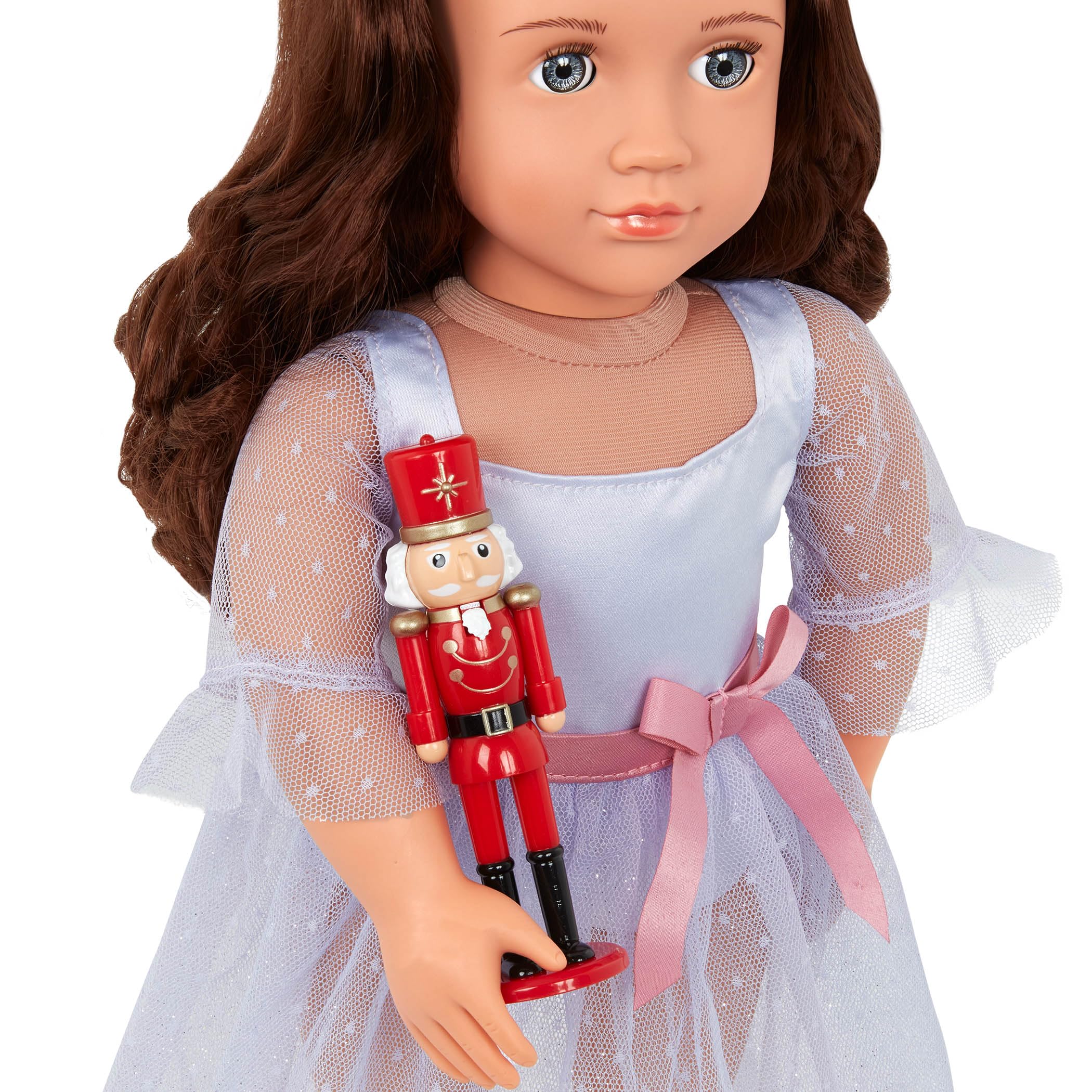 OG DOLLS Clara 18-Inch Ballerina Doll with Nutcracker Accessory | Bendable Body | Ages 3+ 3