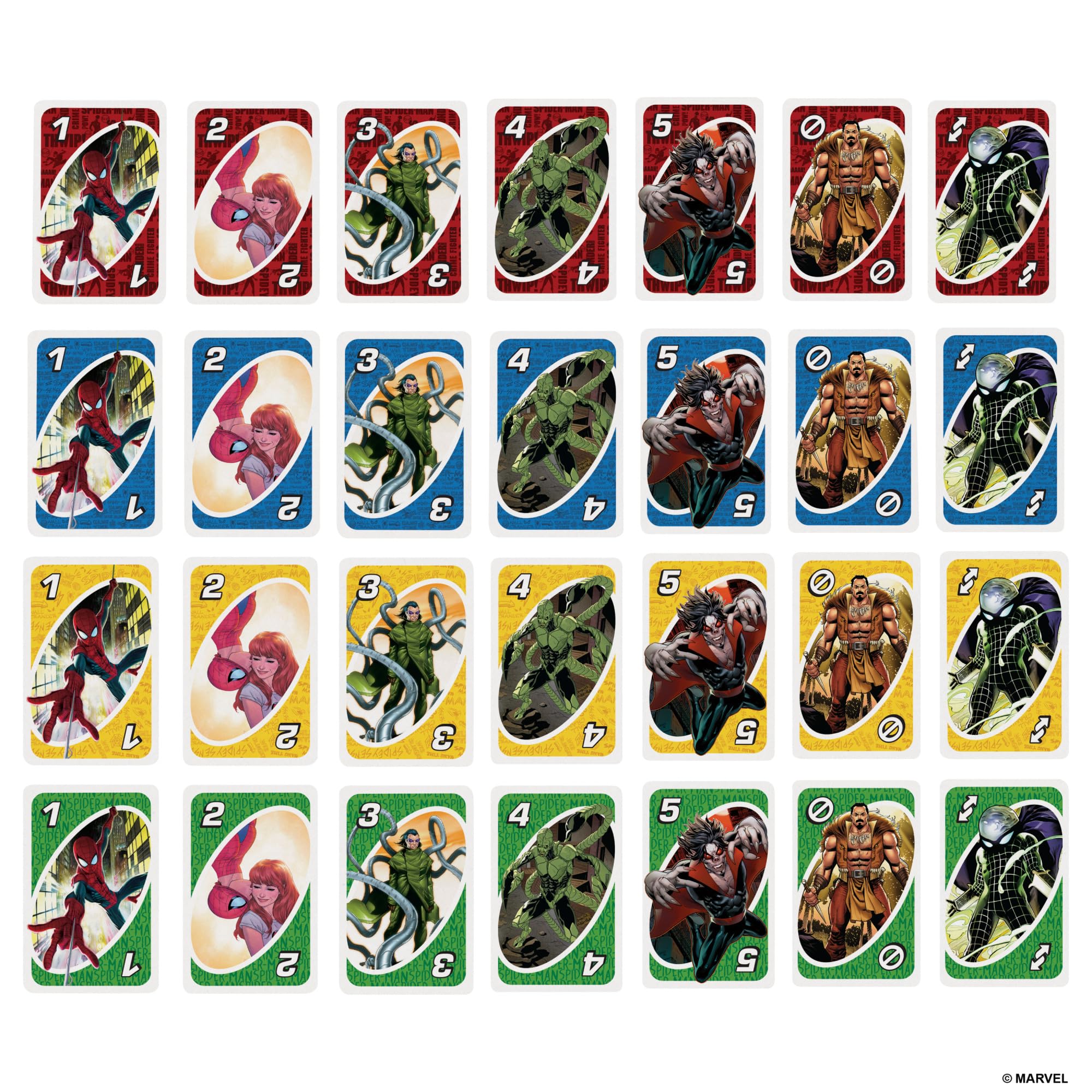 Mattel Games UNO The Amazing Spider-Man Card Game 7