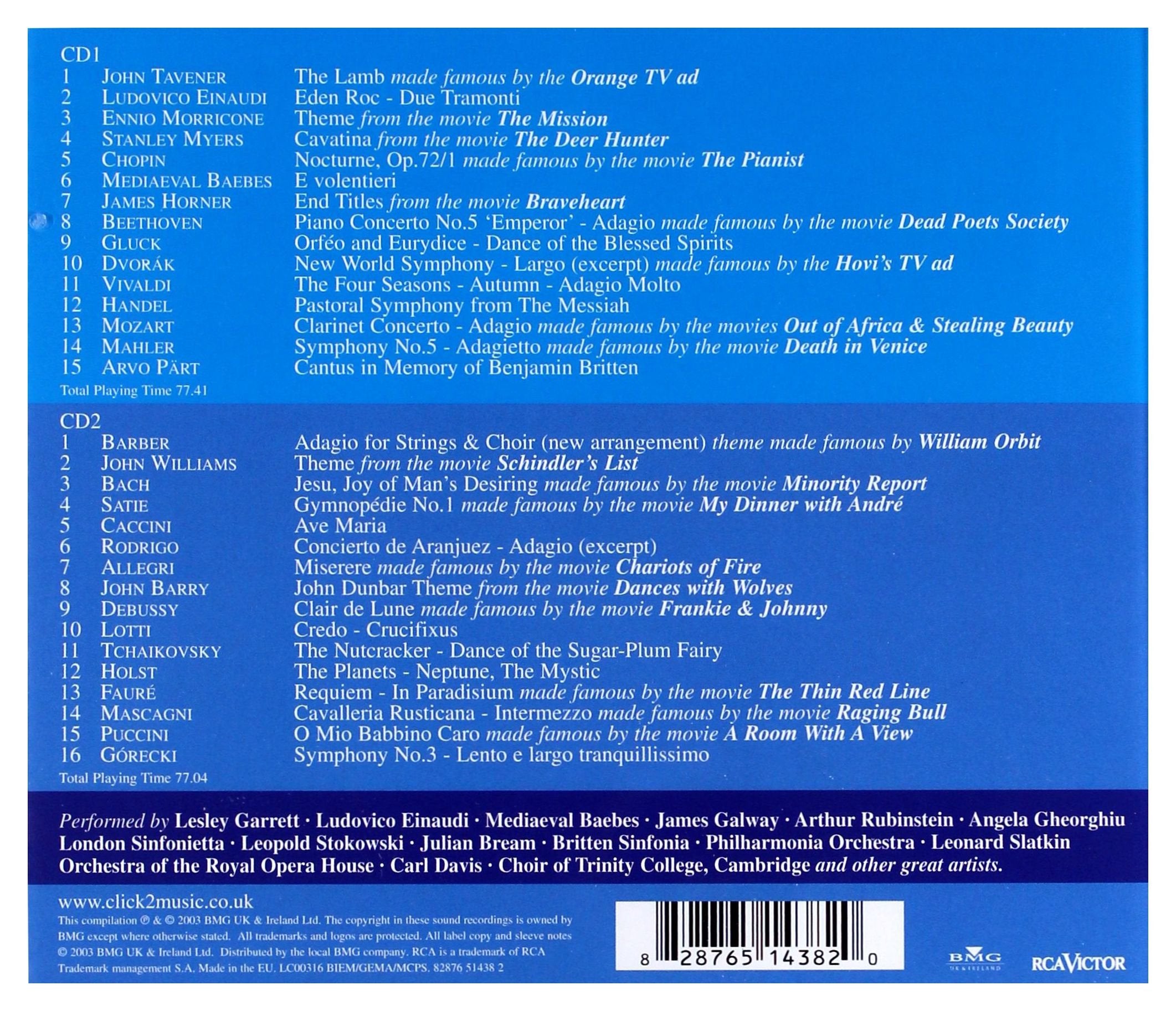 Various - The Only Classical Chillout Album You'Ll Ever Need [2CD]