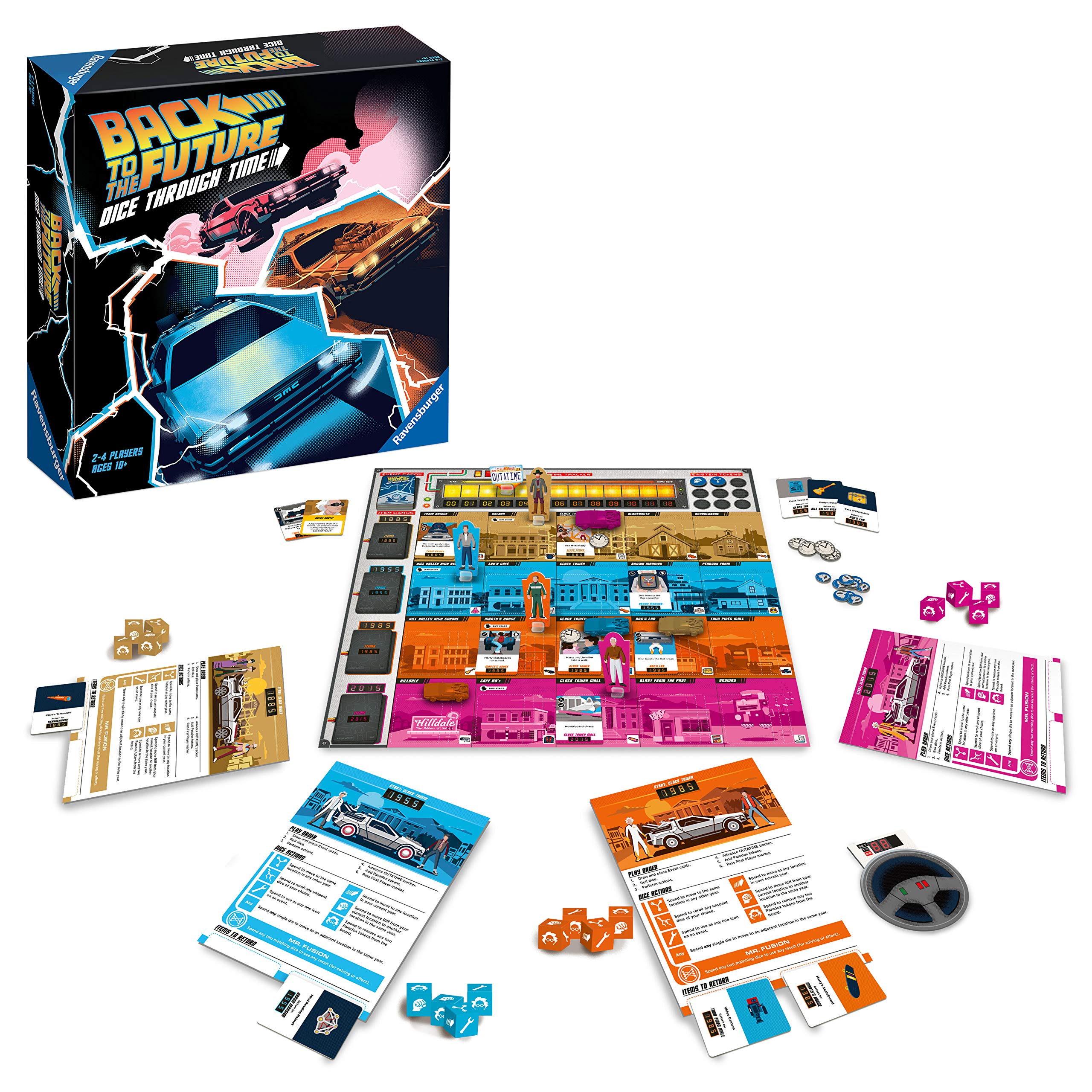 Ravensburger Back to the Future Dice Through Time Strategy Board Game 13