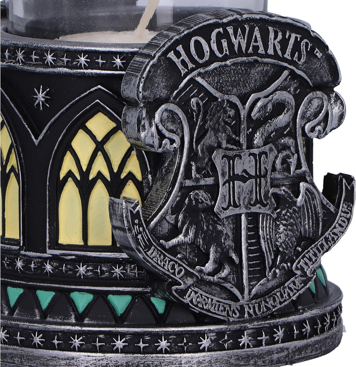 Nemesis Now Harry Potter Slytherin Tea Light Holder 7.5cm, Resin, Silver, Offici