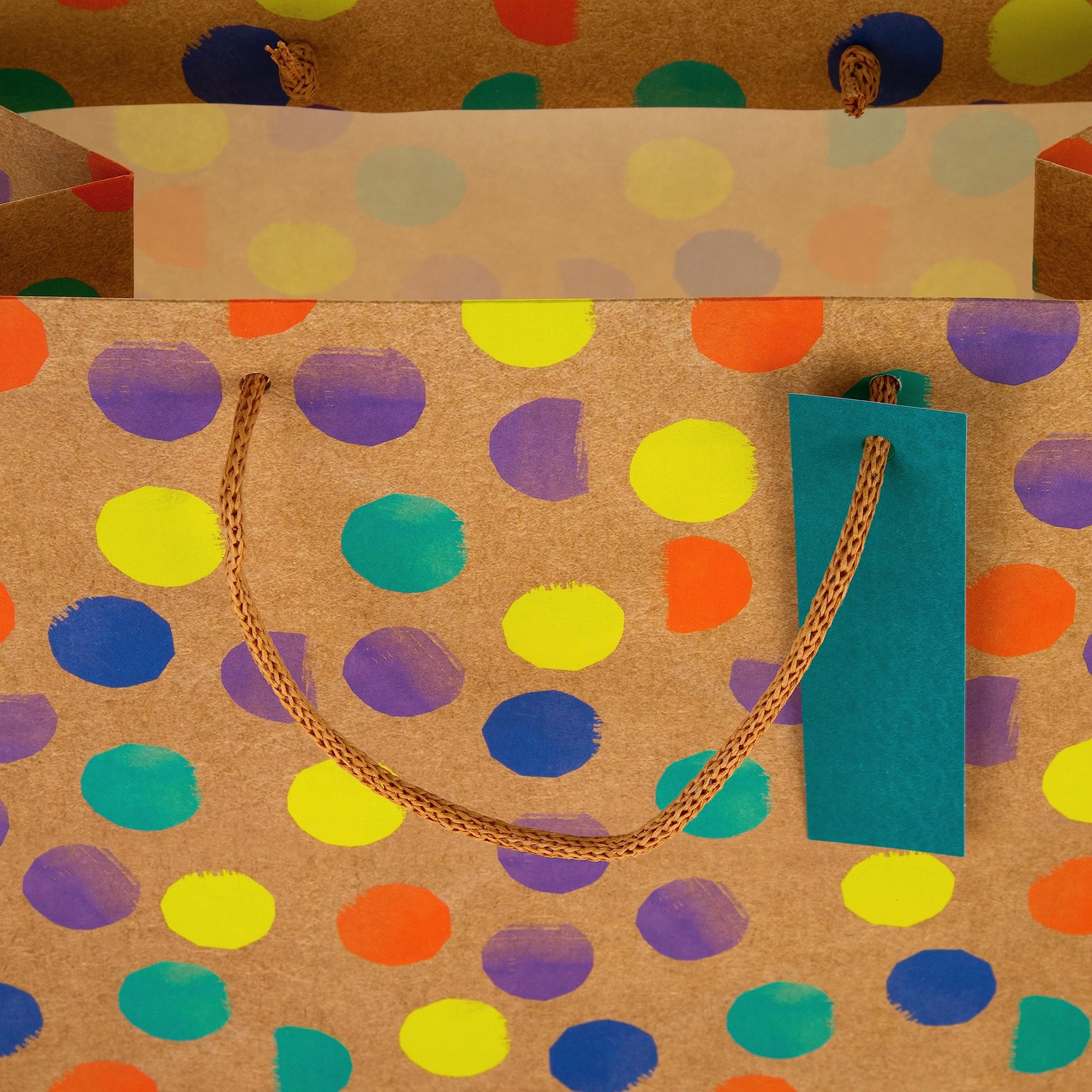 Hallmark Large Multi-Occasion Birthday Gift Bags - Pack of 4 in Polka-Dot Design 7