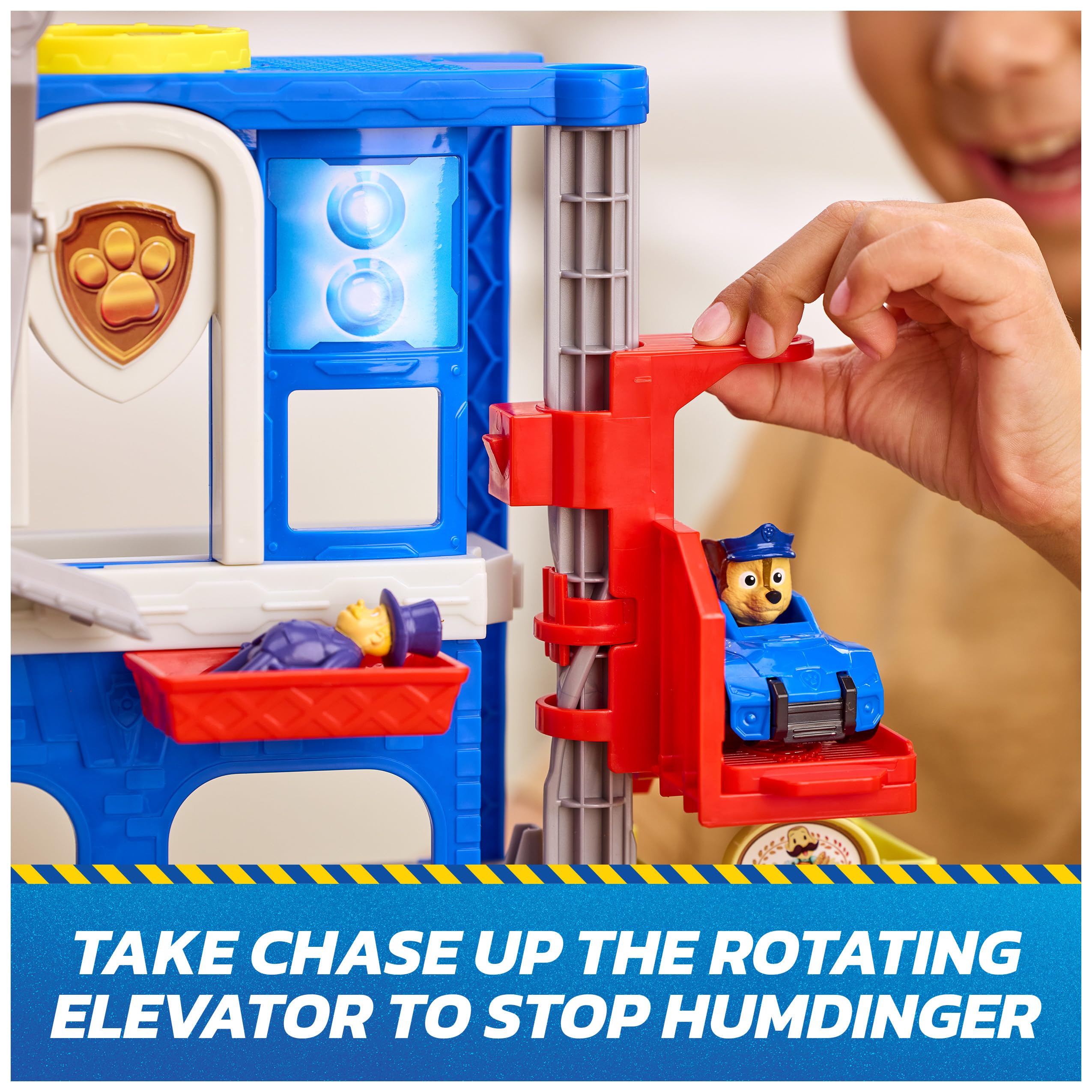 Paw Patrol Pup Squad Search & Rescue HQ Playset with Chase Pup Squad Racer | 30.4 cm Tall 4