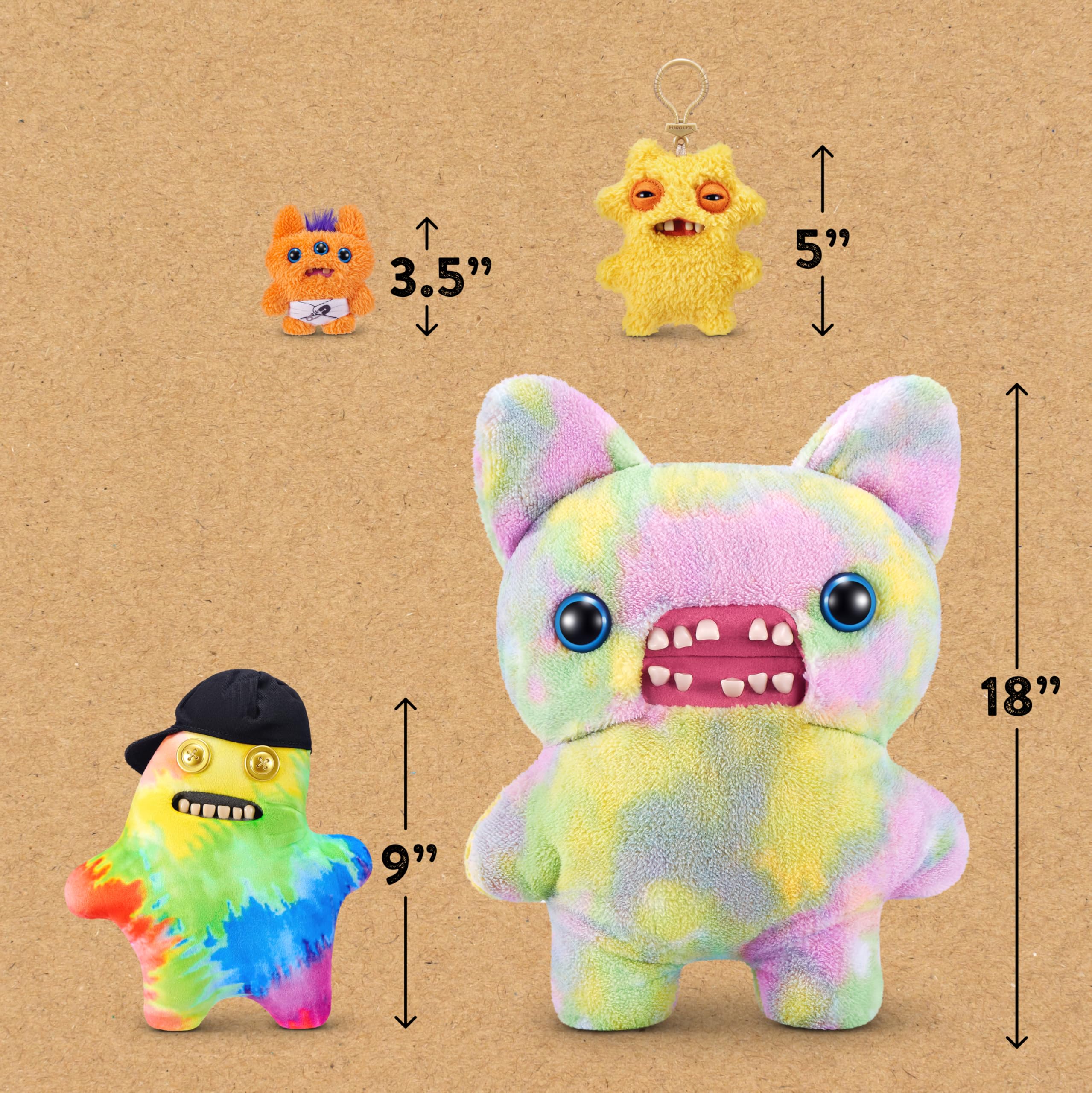 Fuggler Fugg Life Sir Splodge A Lot 9-Inch Plush Toy by ZURU | Human-like Teeth 6