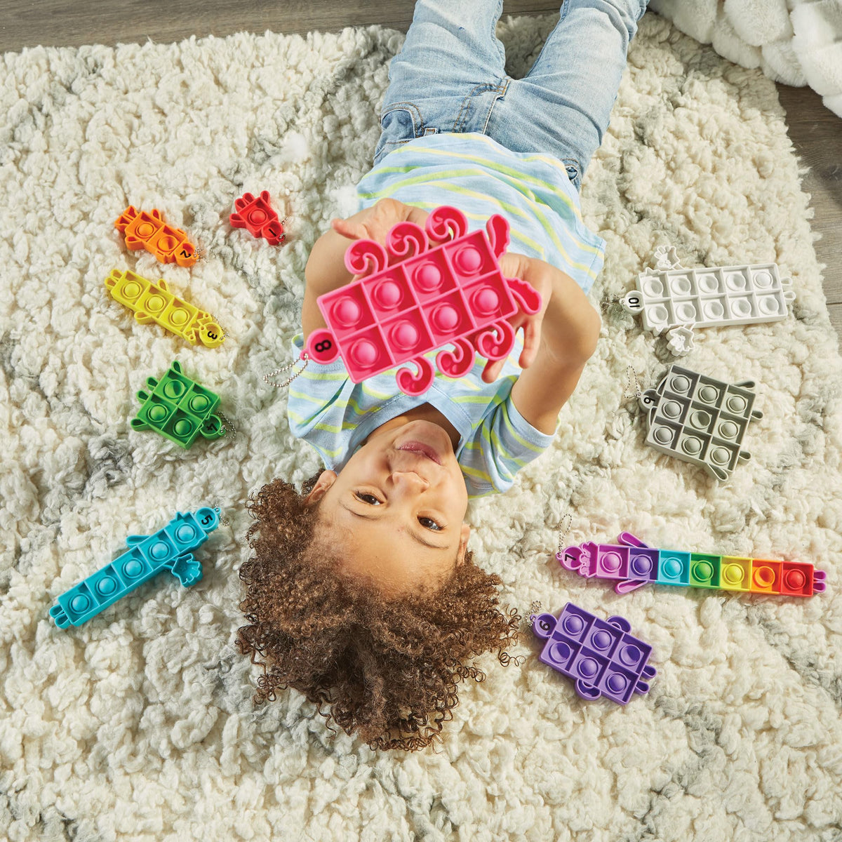 Learning Resources Numberblocks One to Ten Sensory Bubble Poppers - Fidget Toy, Counting Skills, Fine Motor Development 8