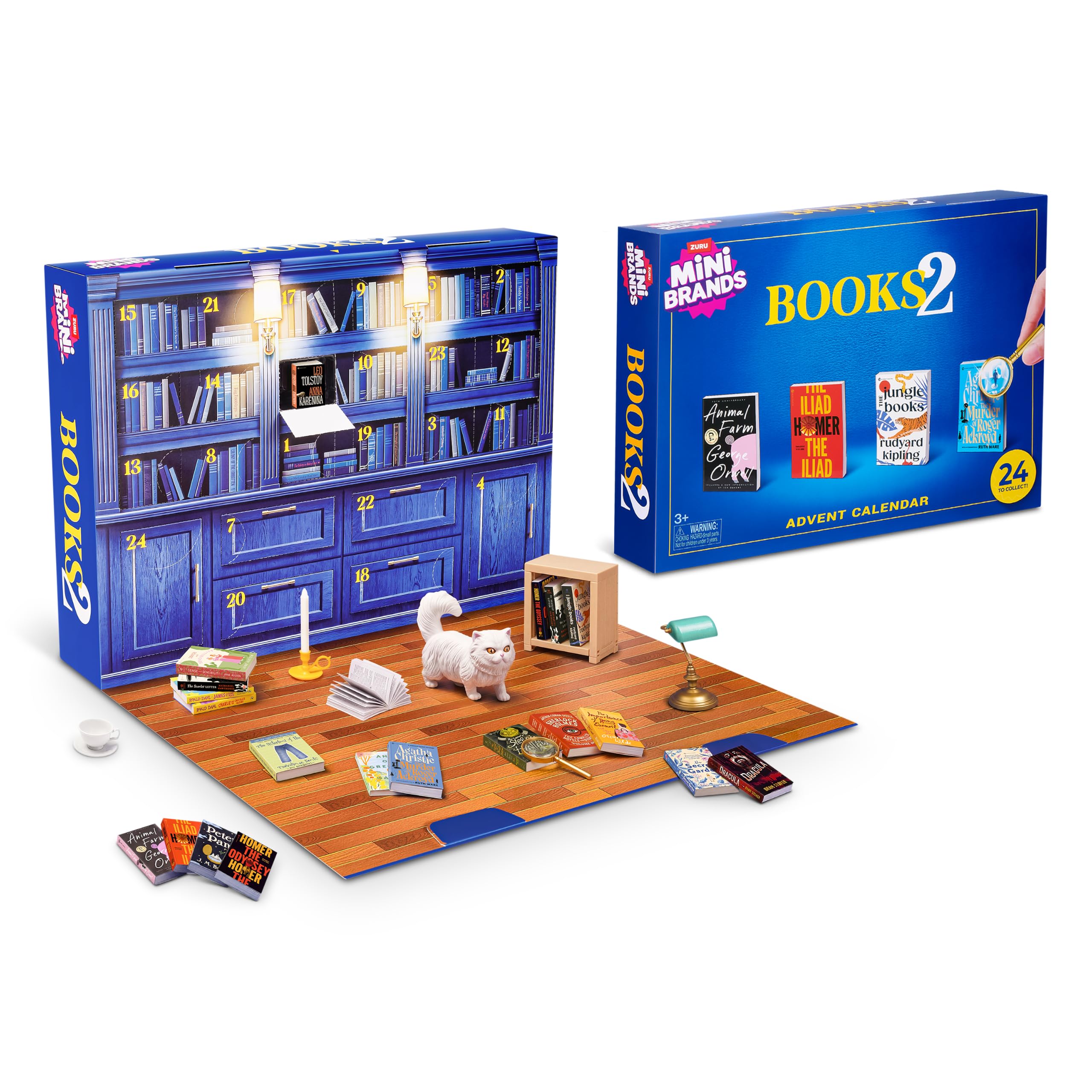 Mini Brands Toy Advent Calendar - 24 Mini Books & Accessories | ZURU