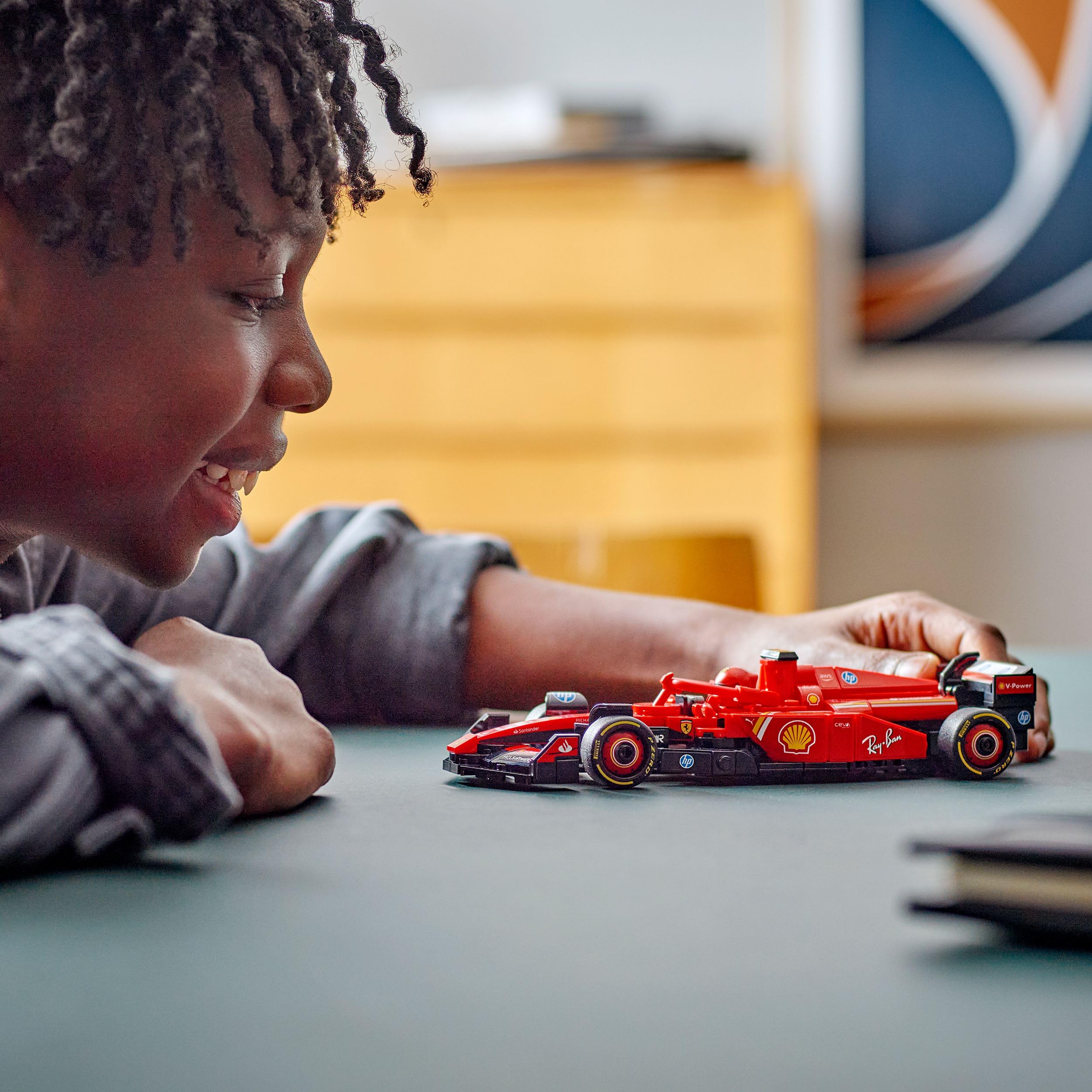 LEGO Speed Champions Ferrari SF-24 F1 Race Car Toy with Driver Minifigure - Building Set for Ages 10+ 12