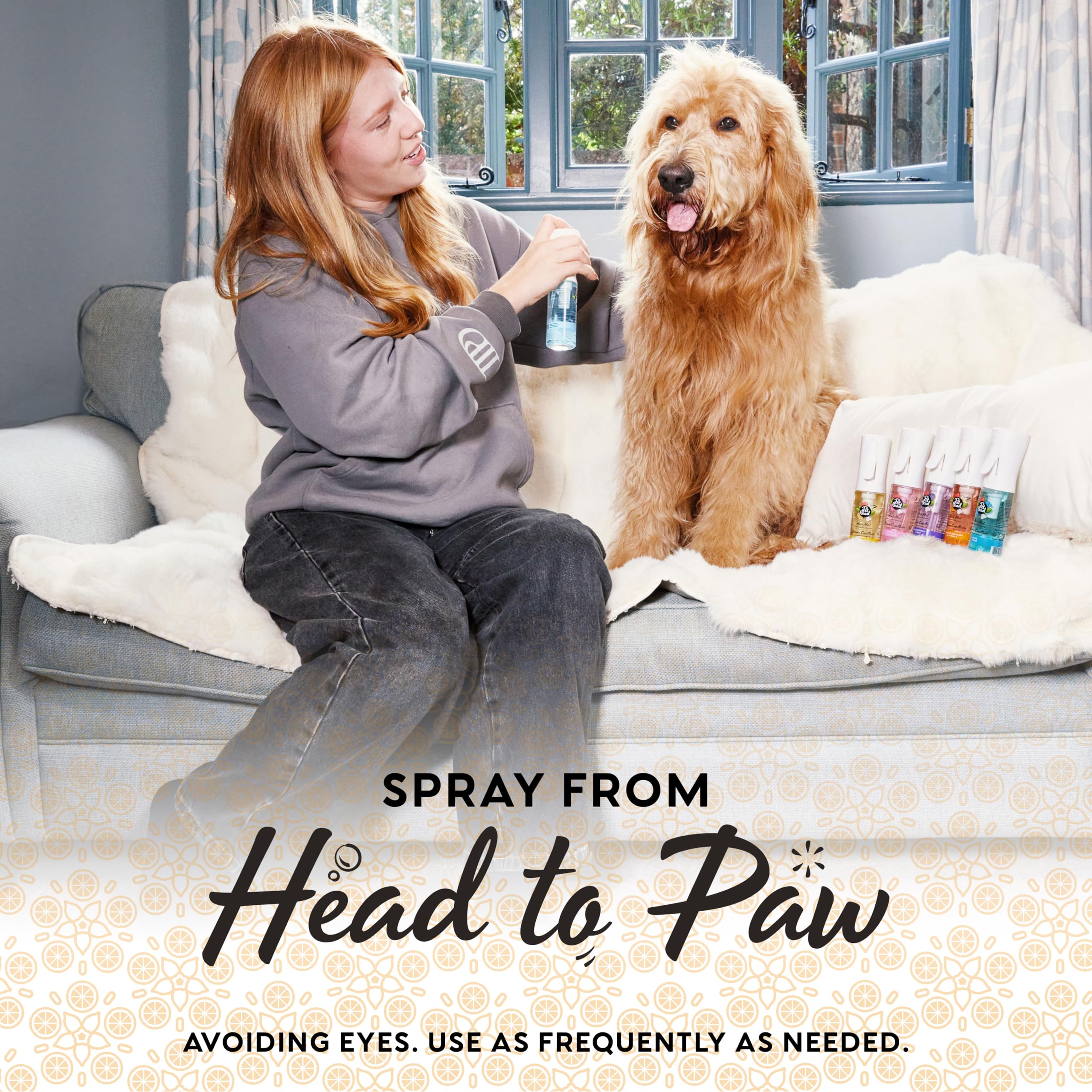 Pet Head Orange Blossom & Vanilla Hair Mist - 100 ml | Alcohol-Free | Deodorises & Refreshes 4