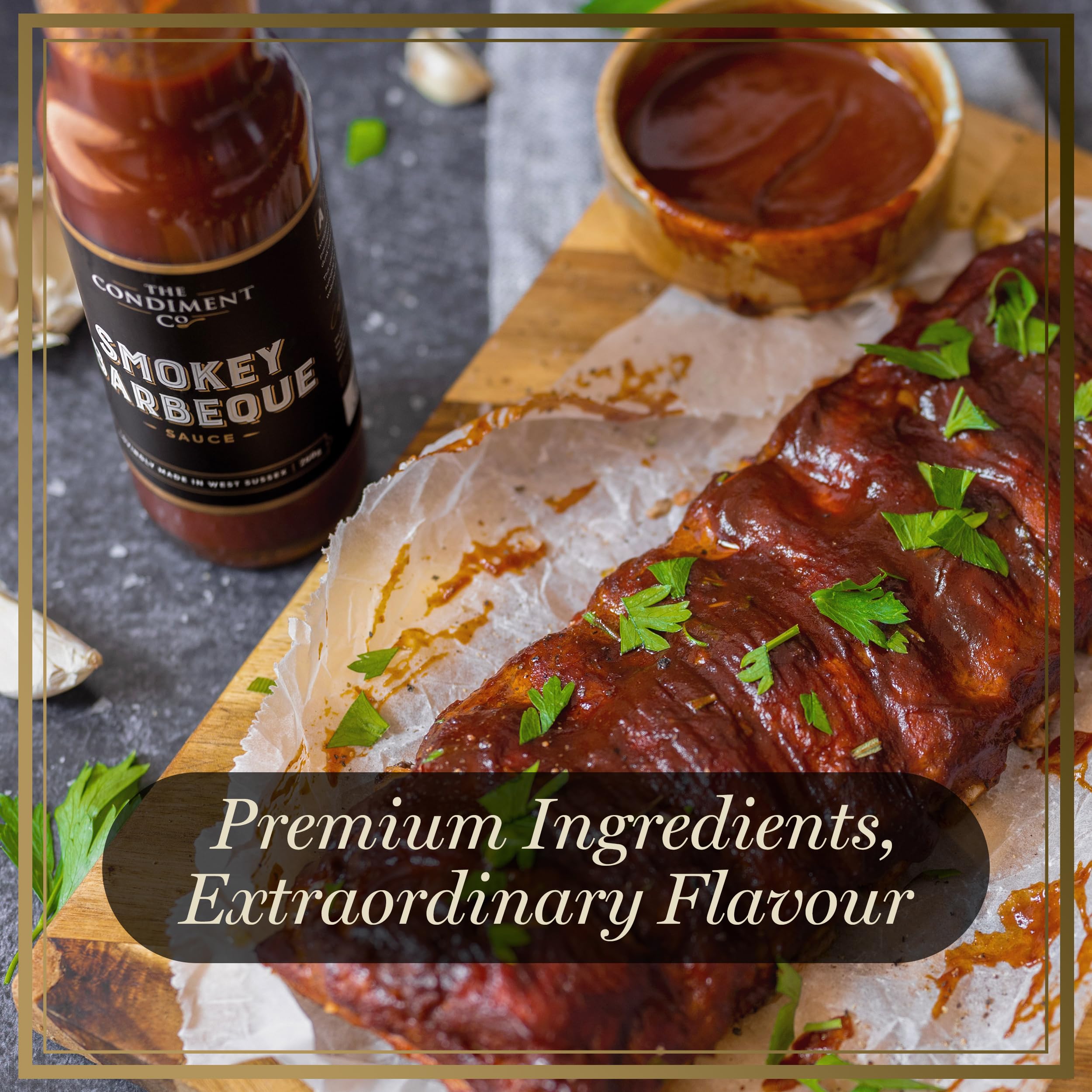 The Condiment Company Smokey Barbecue Sauce - Rich Sweet Smokey Flavour | Vegan & Gluten-Free | 260g 2