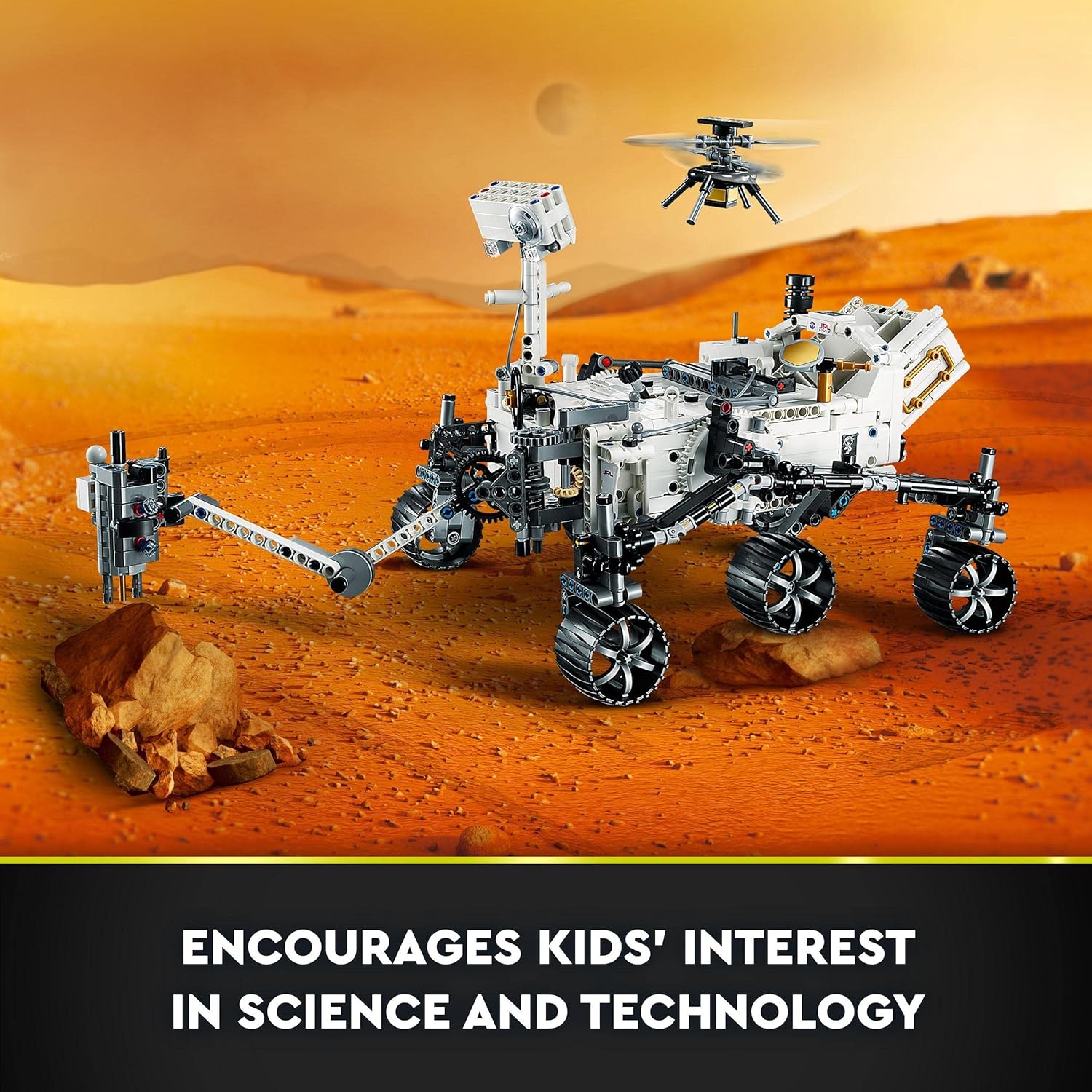 LEGO Technic NASA Mars Rover Perseverance 42158 - AR App Experience, 1132 Pieces 8