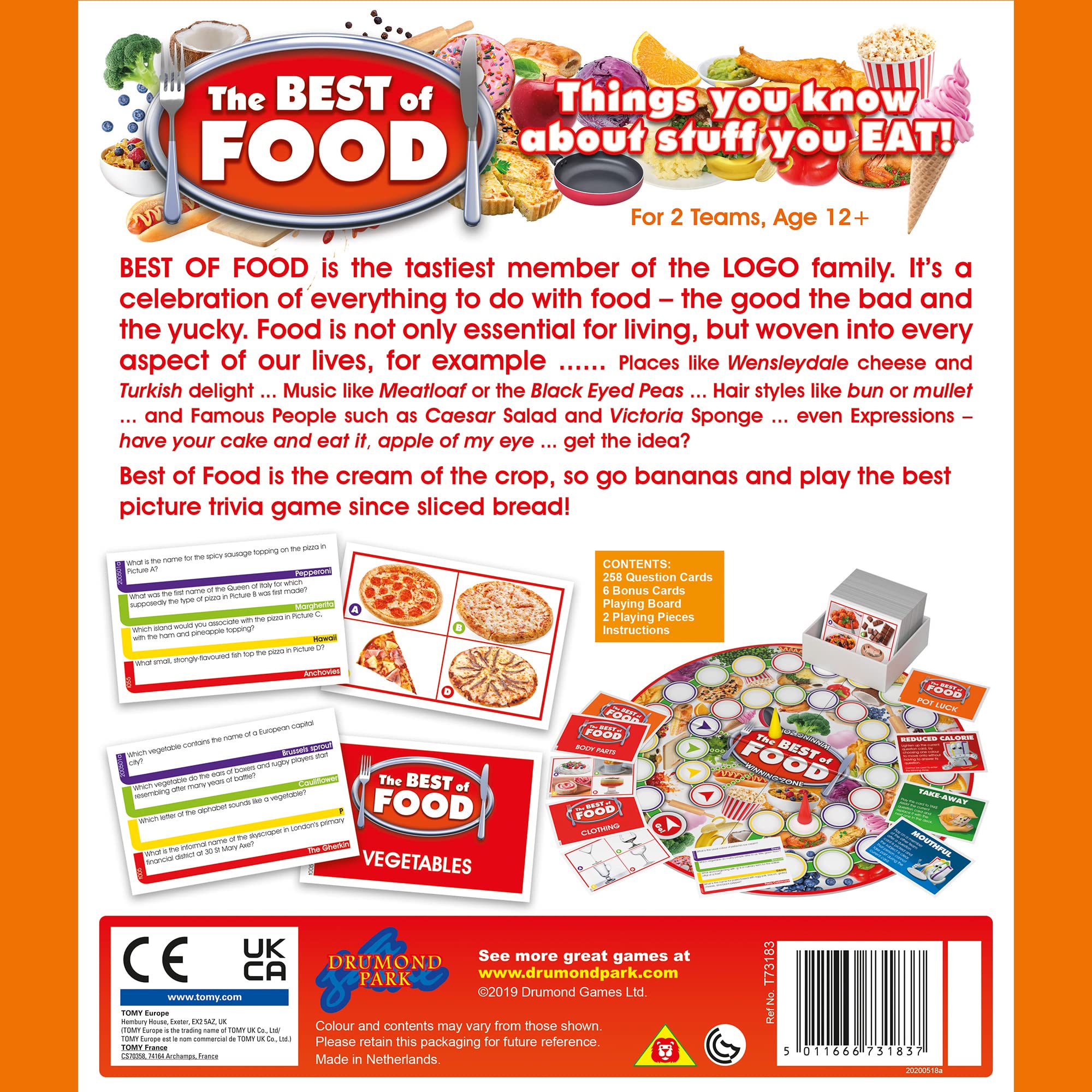 Drumond Park Logo Best of Food Board Game 5