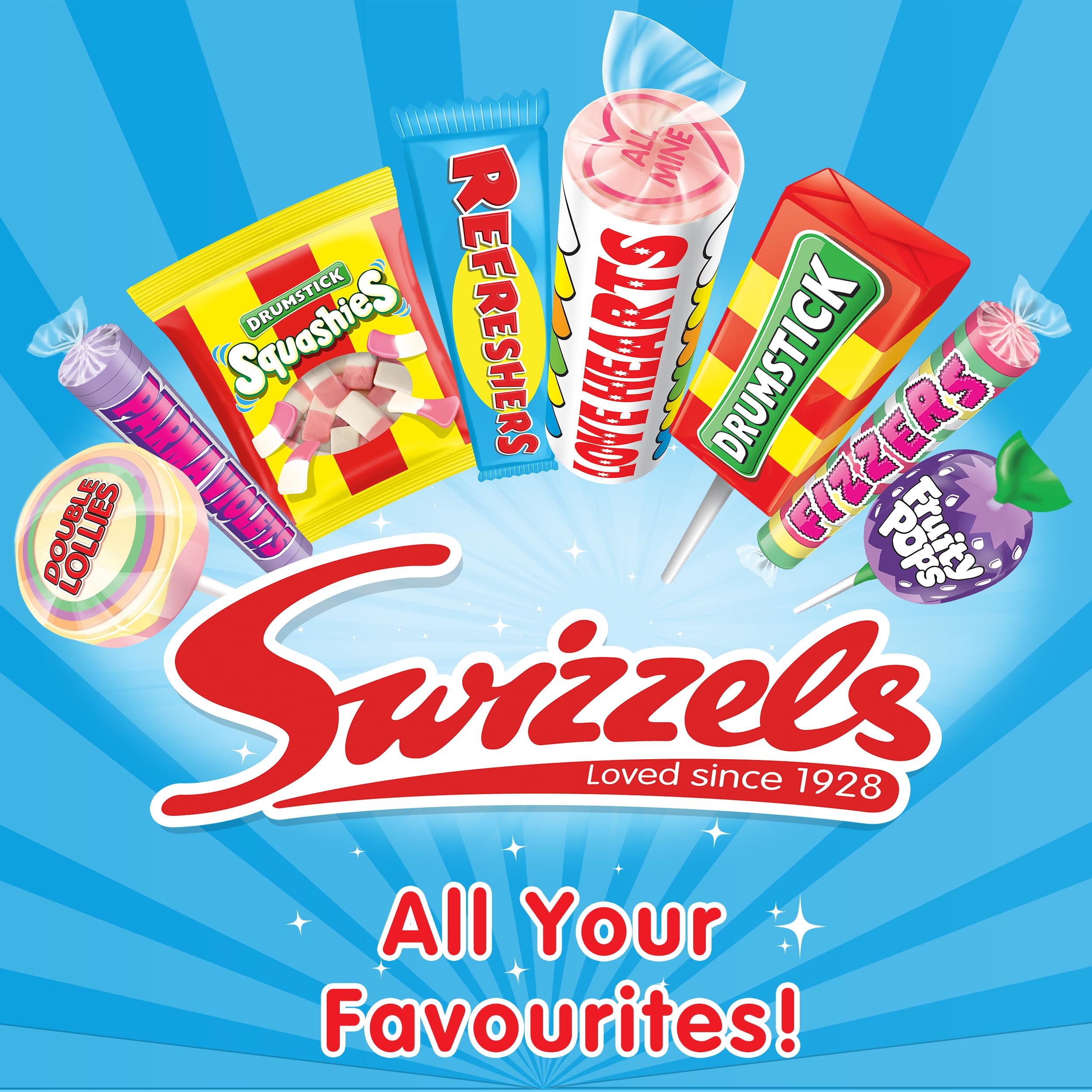 Swizzels Sweet Shop Favourites - Classic Sweet Mix | 650g Tub | Assorted Gummy Sweets 7