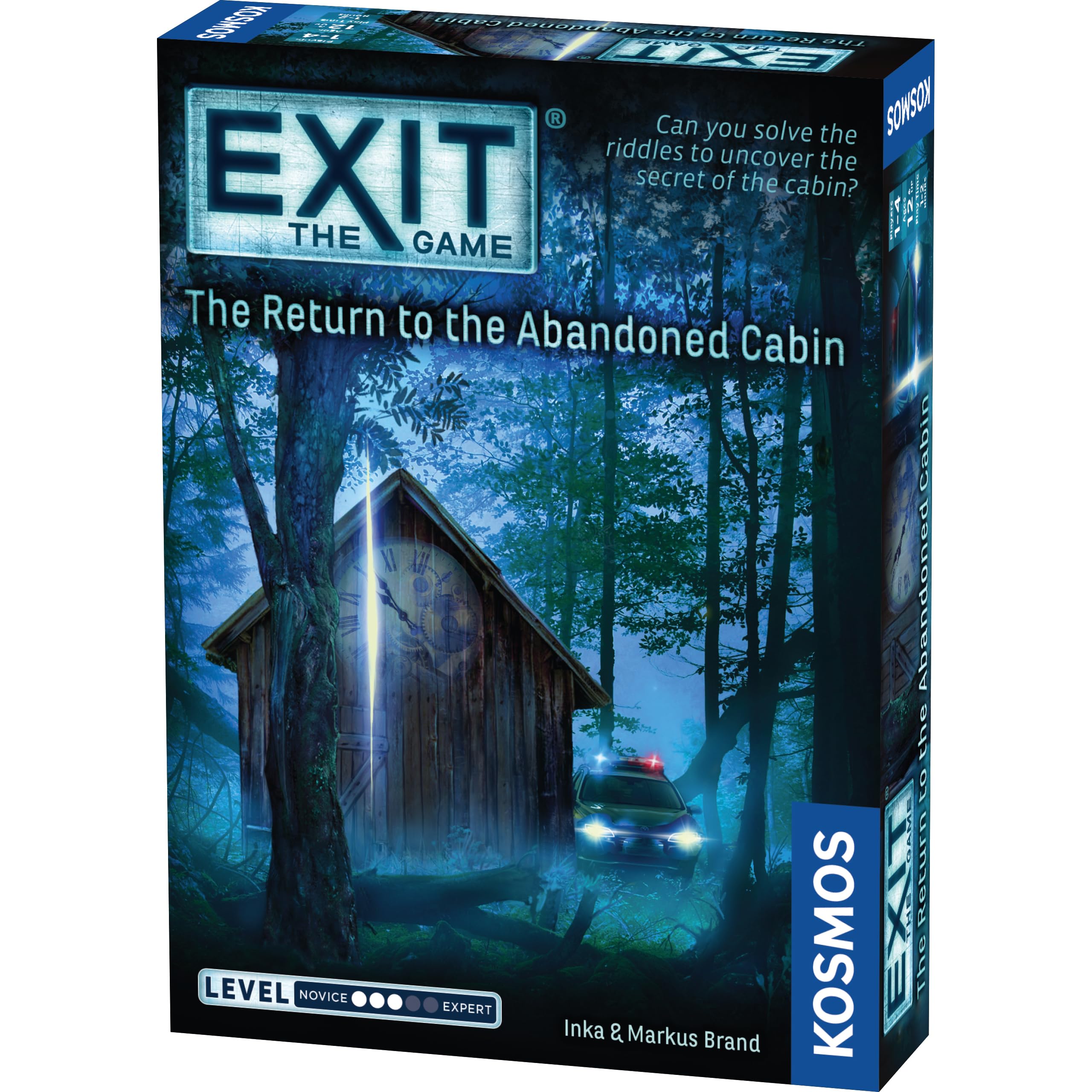 Thames & Kosmos EXIT: The Return to the Abandoned Cabin Escape Room Card Game | 1-4 Players | Ages 12+