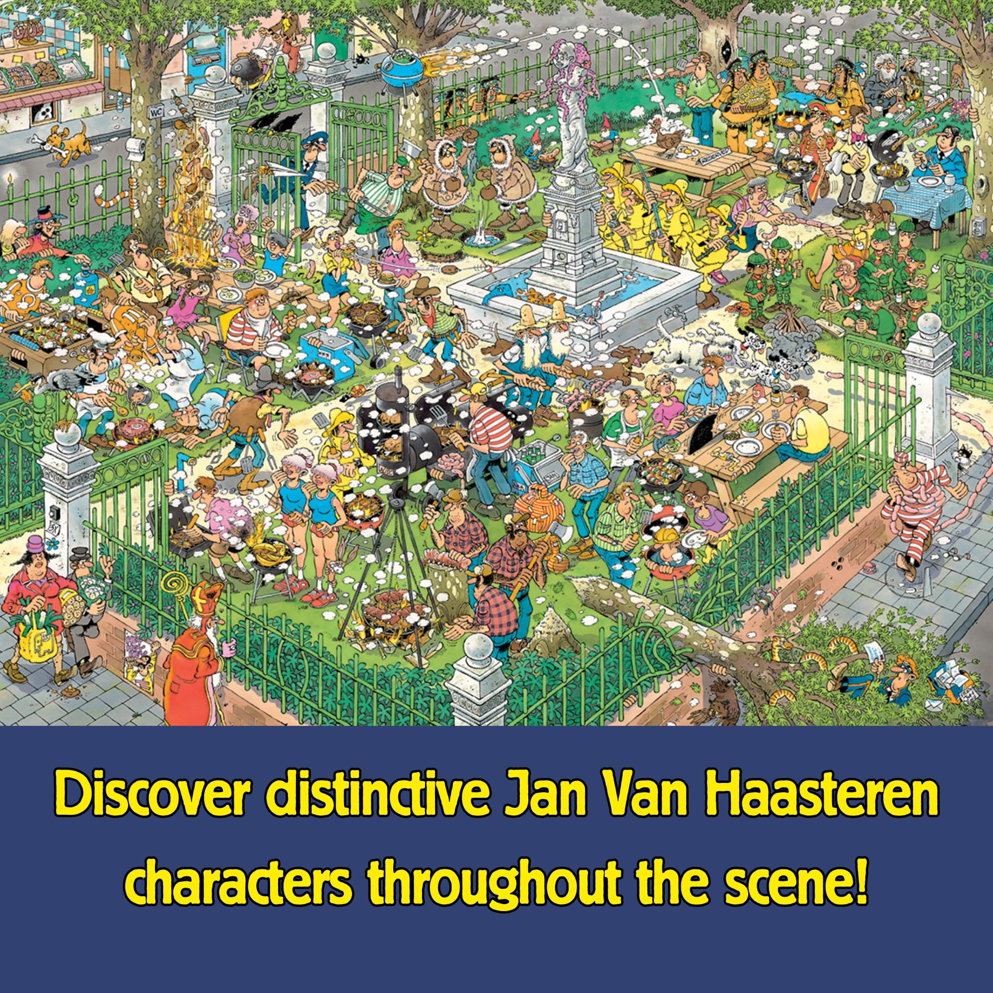Jan van Haasteren BBQ Party! - 1000 Piece Jigsaw Puzzle | Adults 14+ | 68 x 49cm 3