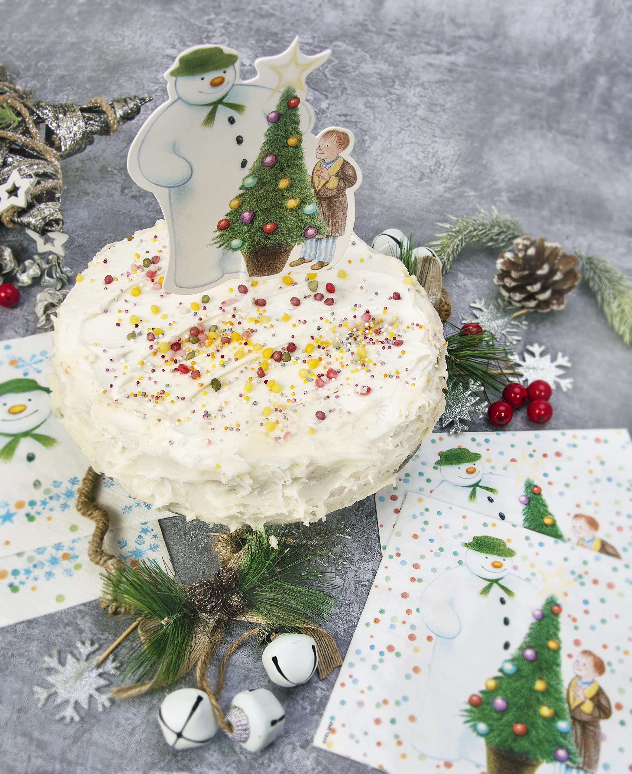 Anniversary House - The Snowman Festive Party Lunch Napkins 3-Ply, 33 cm, Multi-Colour 4