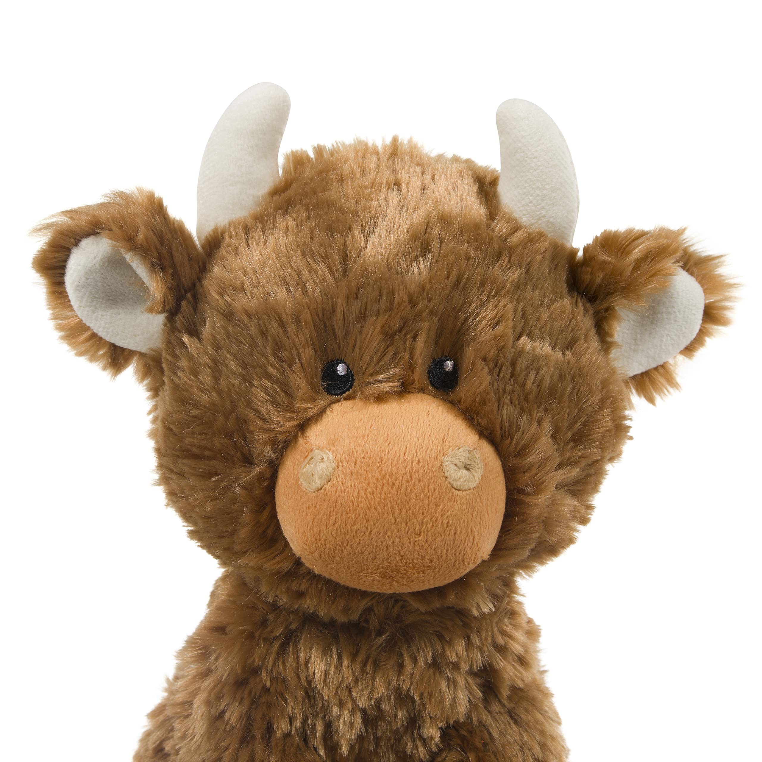 Petface Farmyard Buddies Hetty the Highland Cow Plush Dog Toy | Small Size | Unscented 3