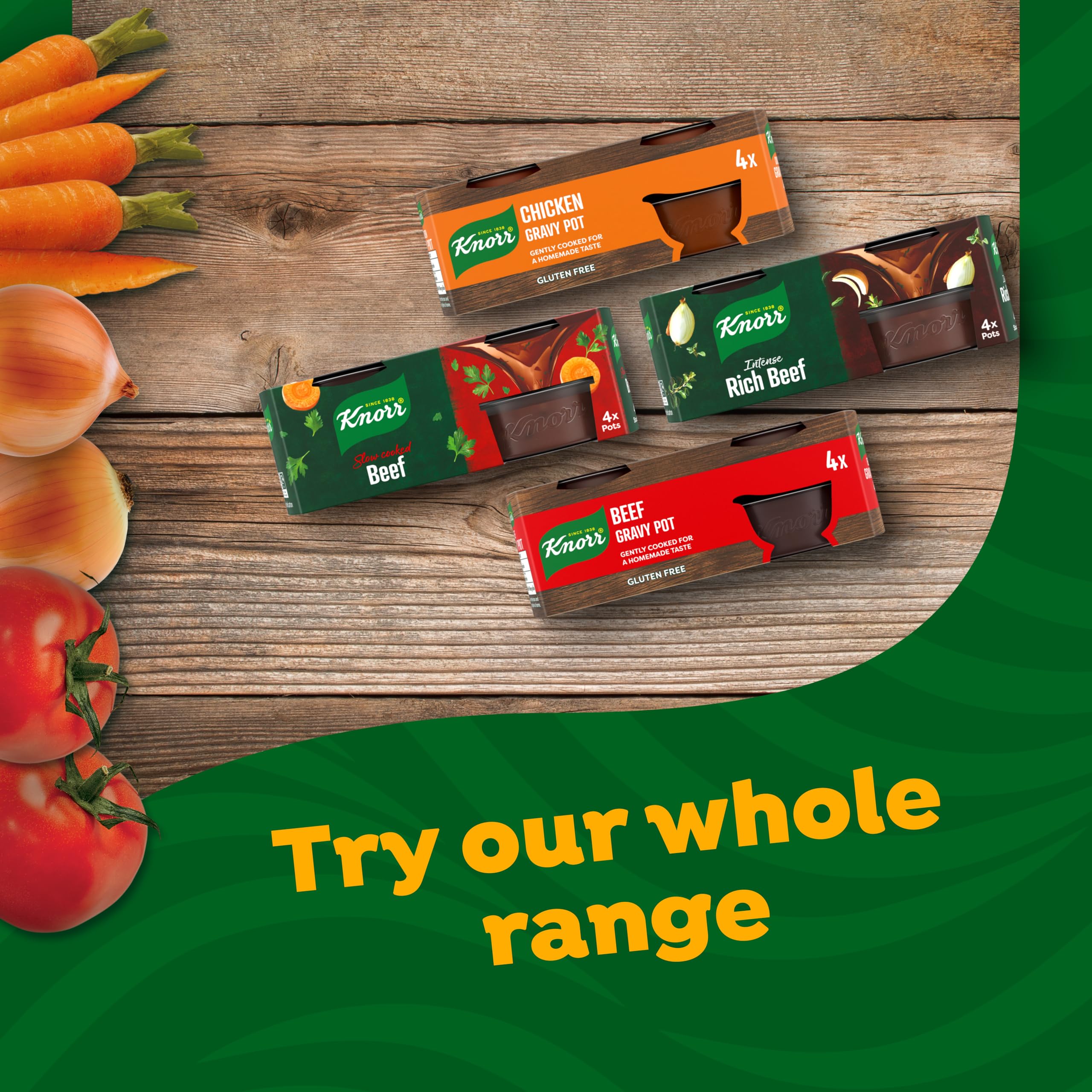 Knorr Chicken Gravy Pot - Gluten Free, No Artificial Colours or Preservatives | 112g 6