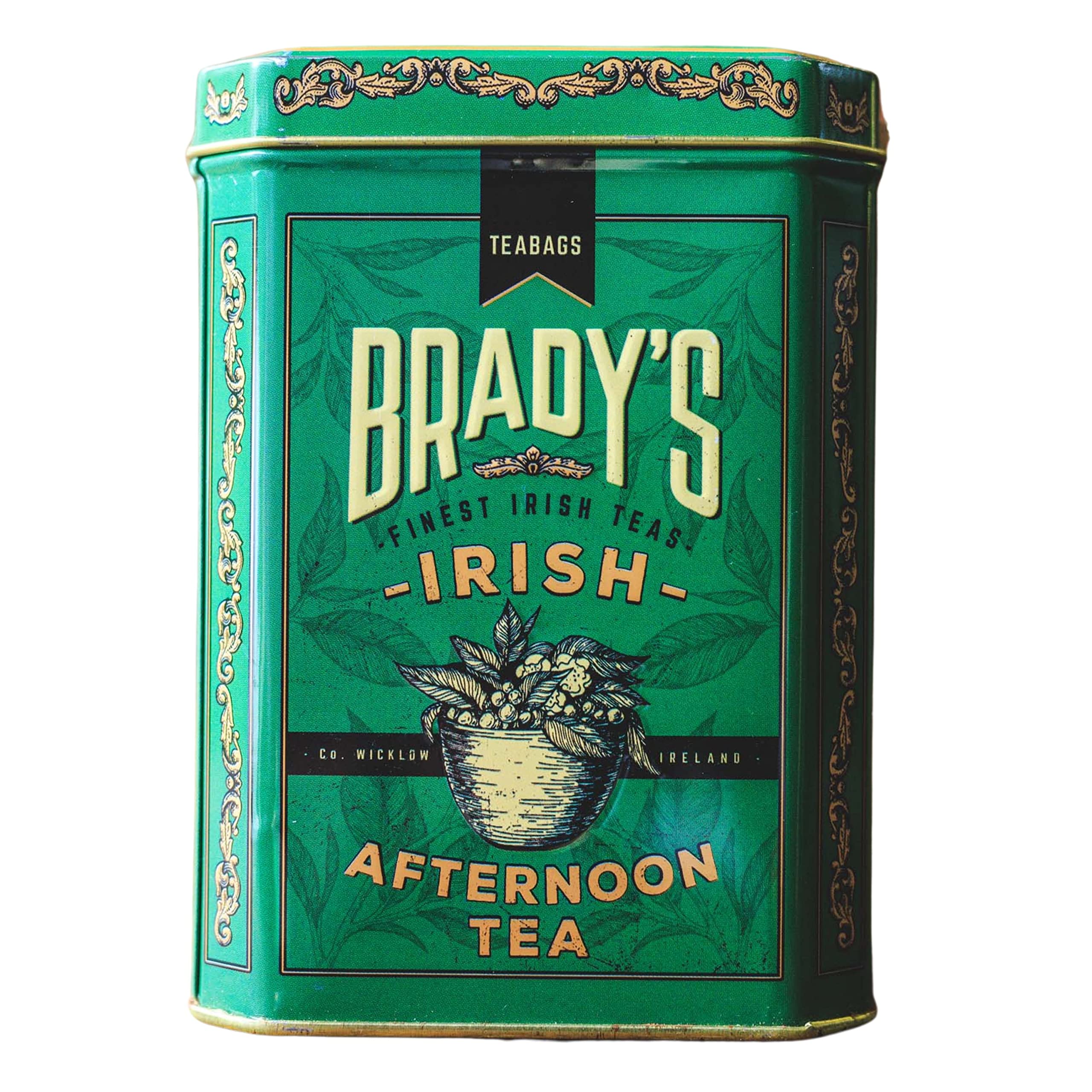 Brady's Irish Afternoon Tea - 40 Tea Bags - Traditional Black Tea Blend in Tin