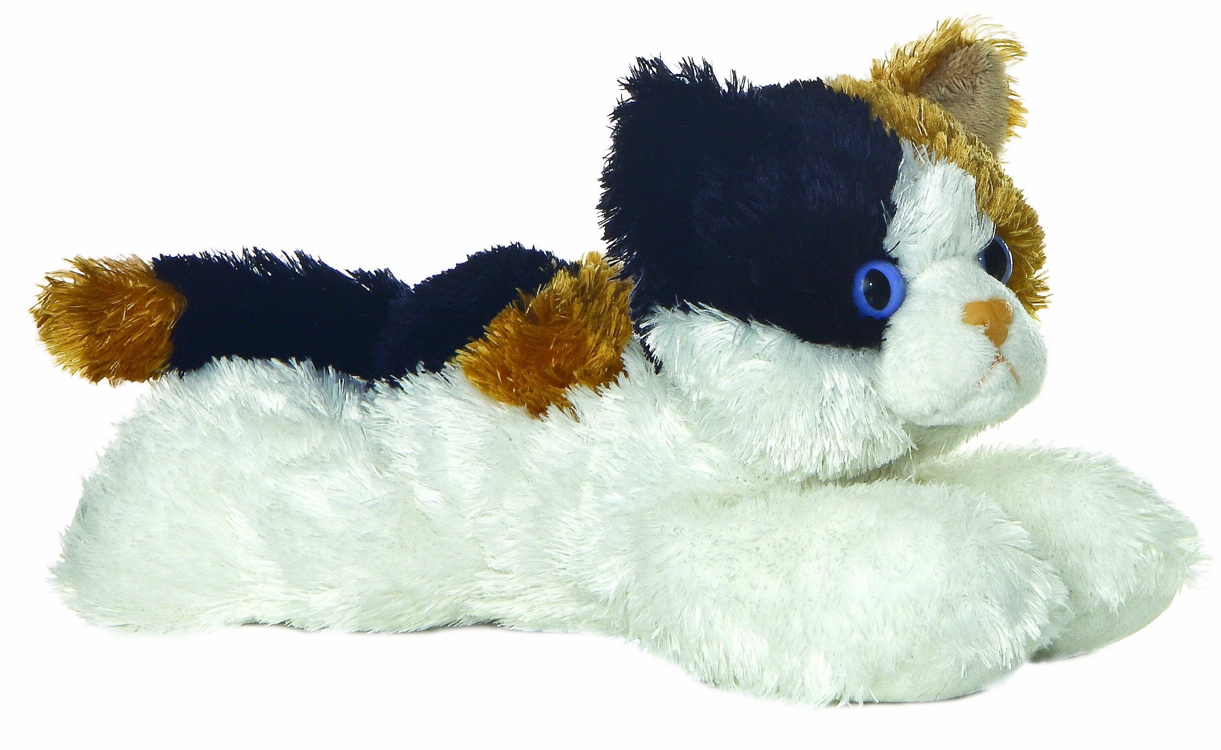 Aurora Mini Flopsies Esmeralda Cat Stuffed Animal - Suitable from Birth