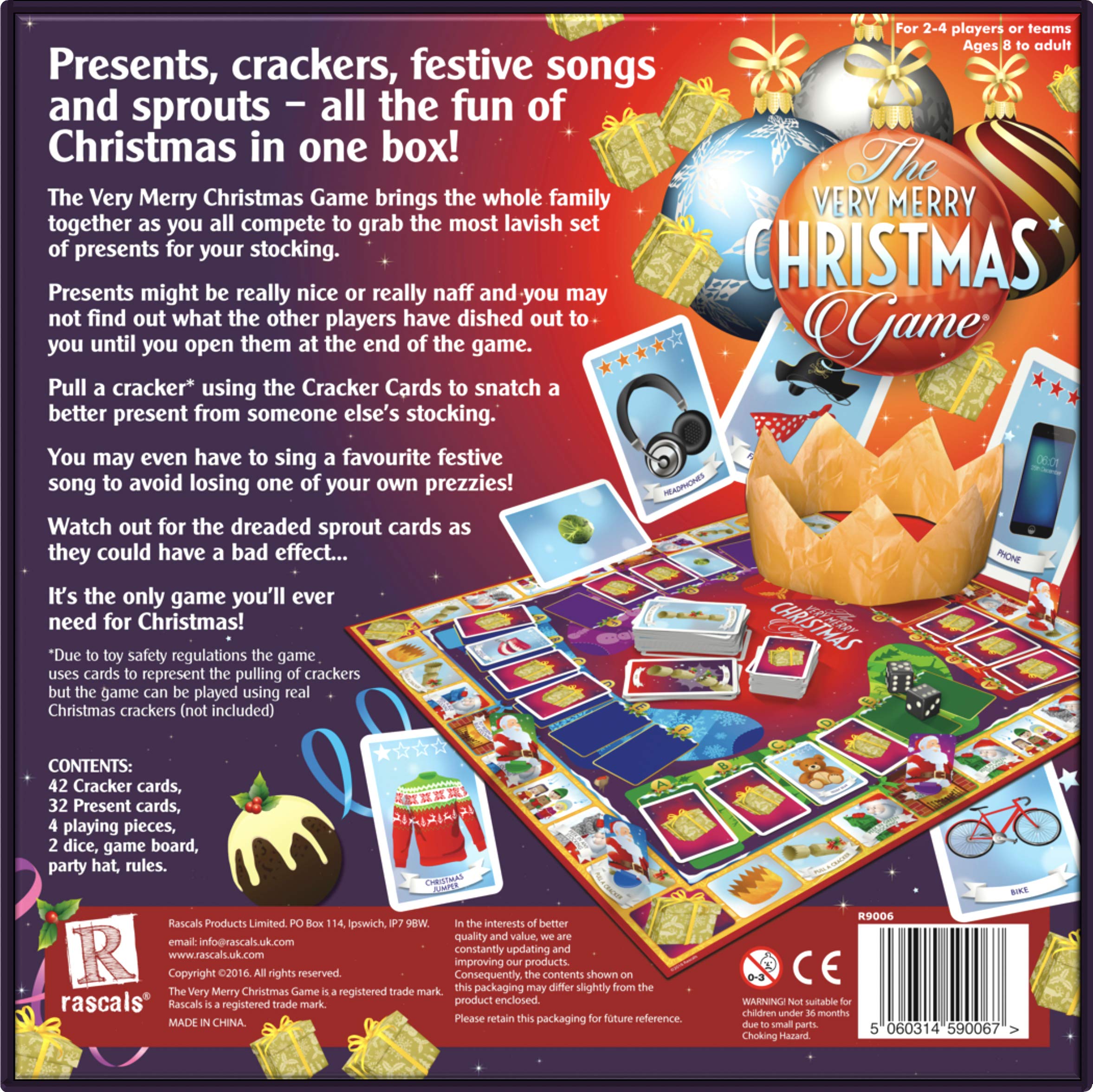 Rascals The Very Merry Christmas Game - Strategy & Luck | 4 Players | 30 Min Playtime