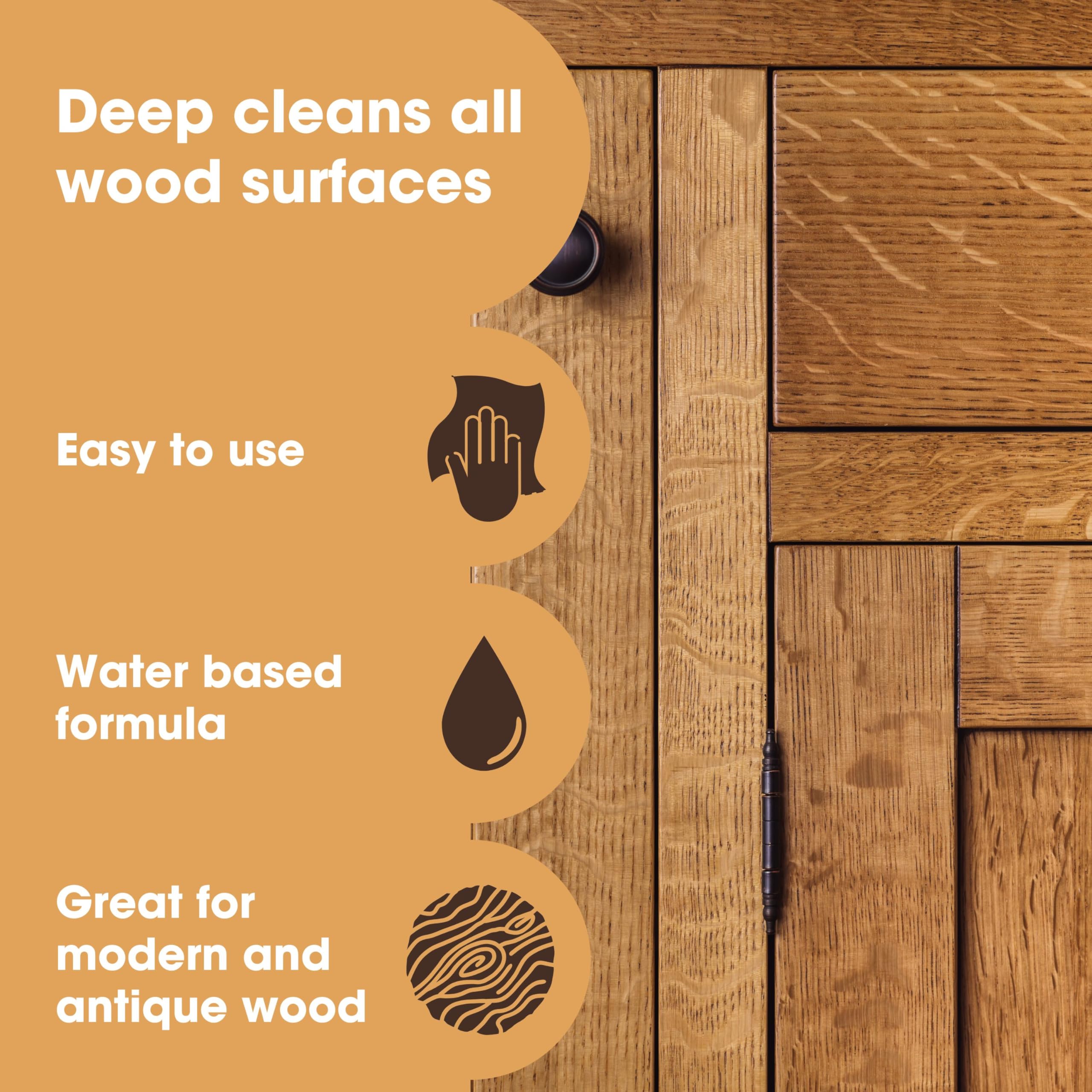 Furniture Clinic Wood Cleaner - Deep Cleaning for All Wood Finishes | 250ml Liquid 2