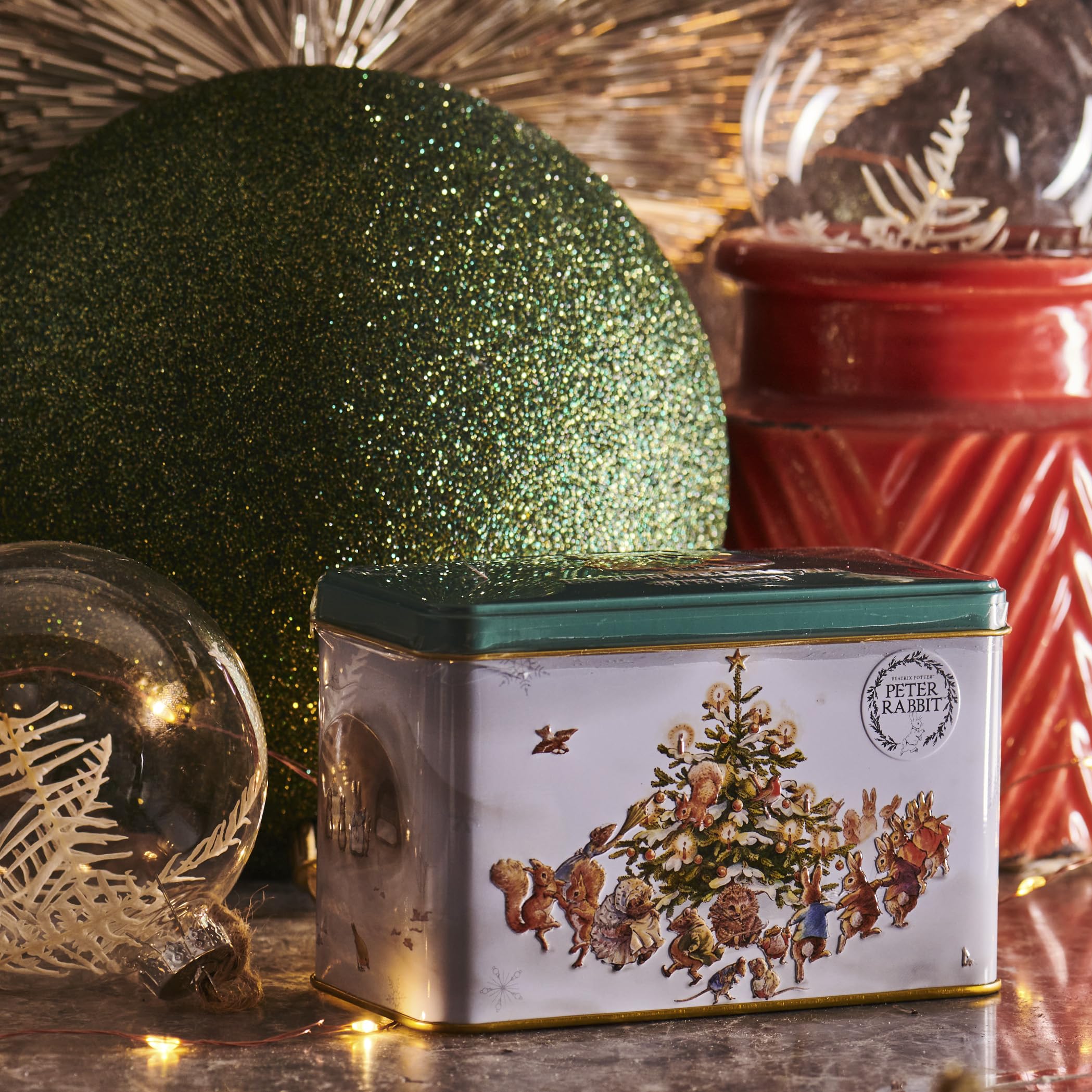 New English Teas Peter Rabbit Christmas Tea Caddy - 40 English Breakfast Tea Bags 6