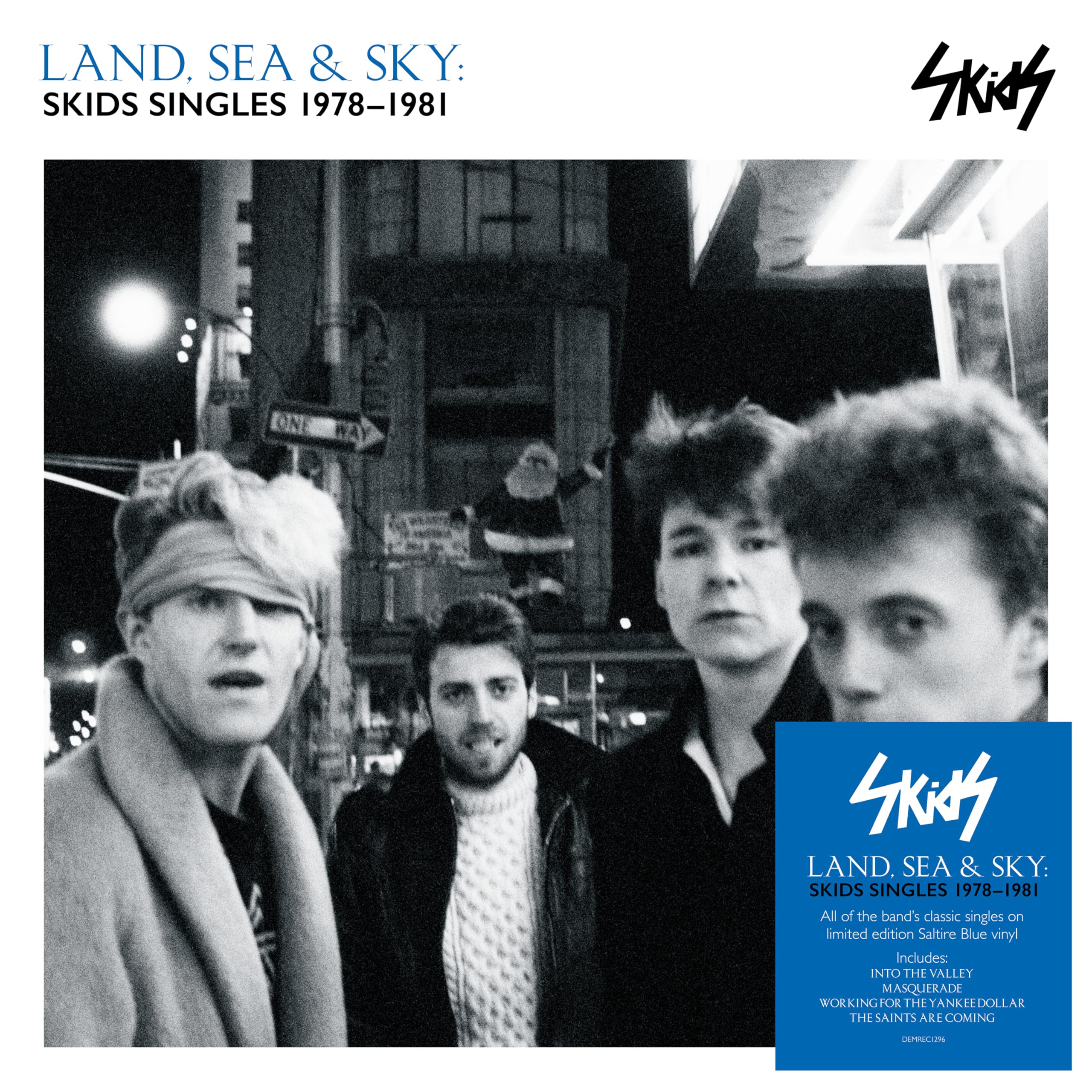 Skids - Land, Sea & Sky: Skids Singles 1978-1981 [VINYL] Saltire Blue 1