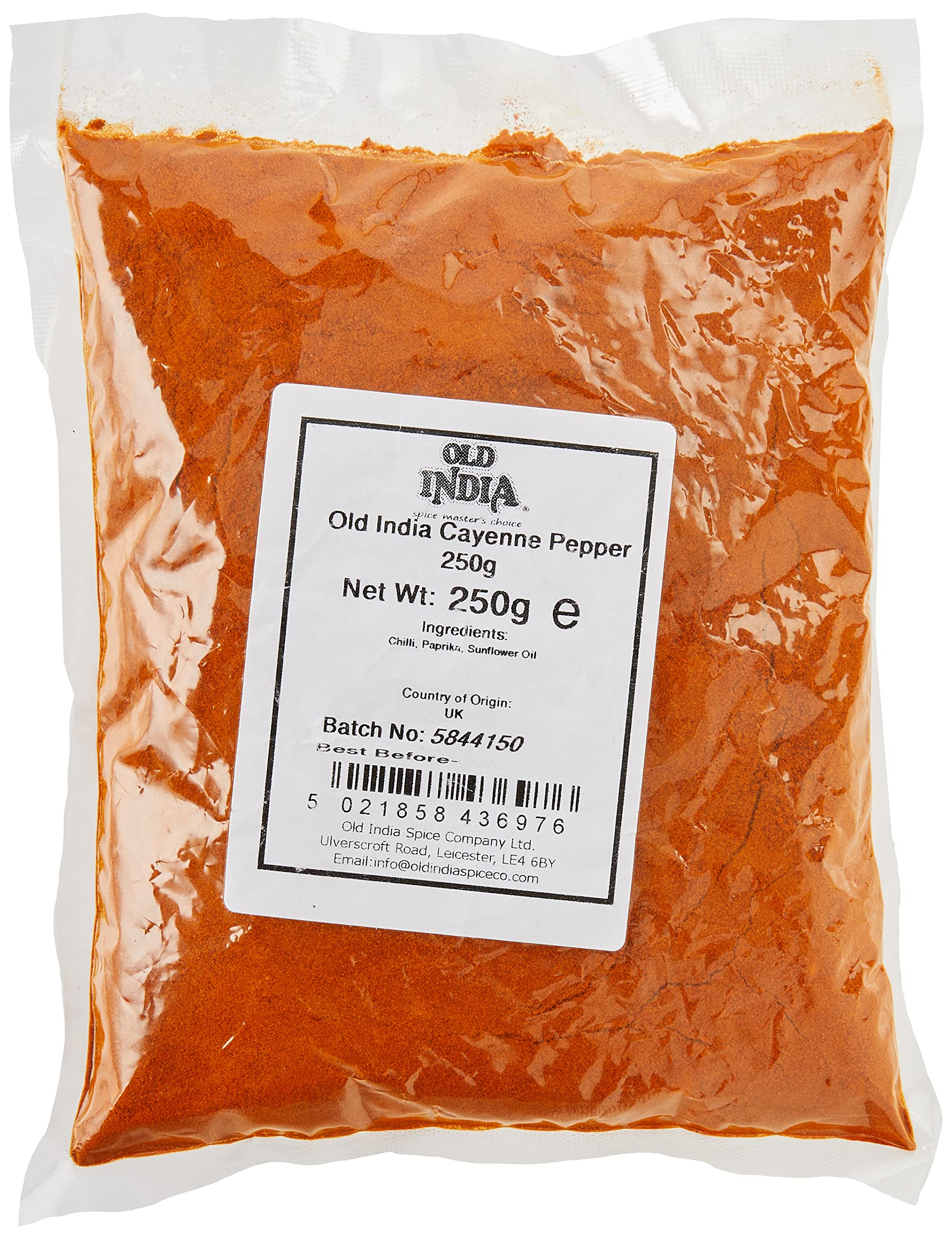 Old India Cayenne Pepper Powder - 100% Natural | 250g Heat Sealed Bag