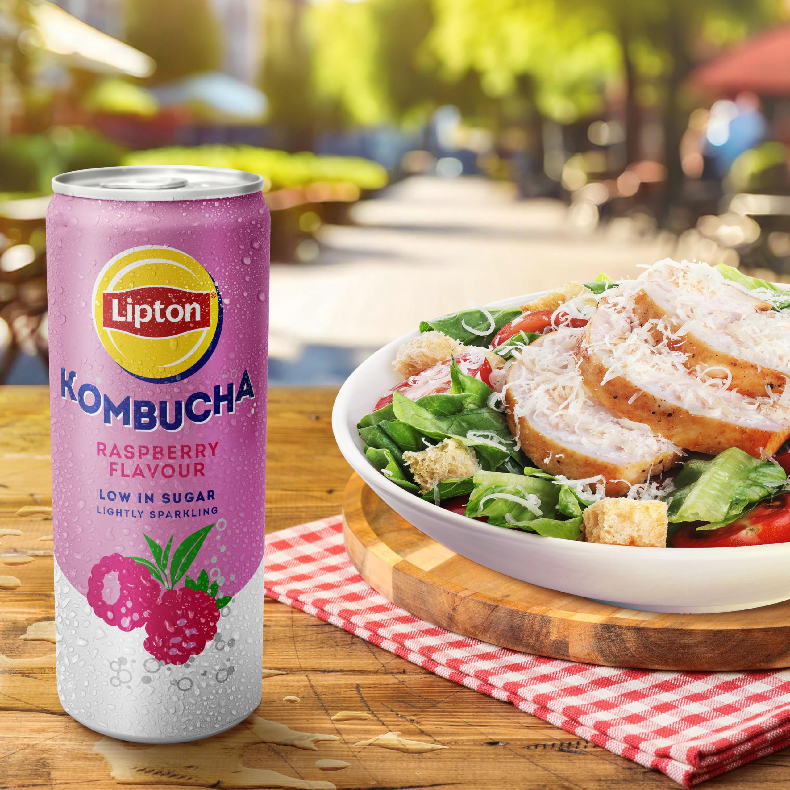 Lipton Kombucha Raspberry Flavour, 250ml (Pack of 4) 7