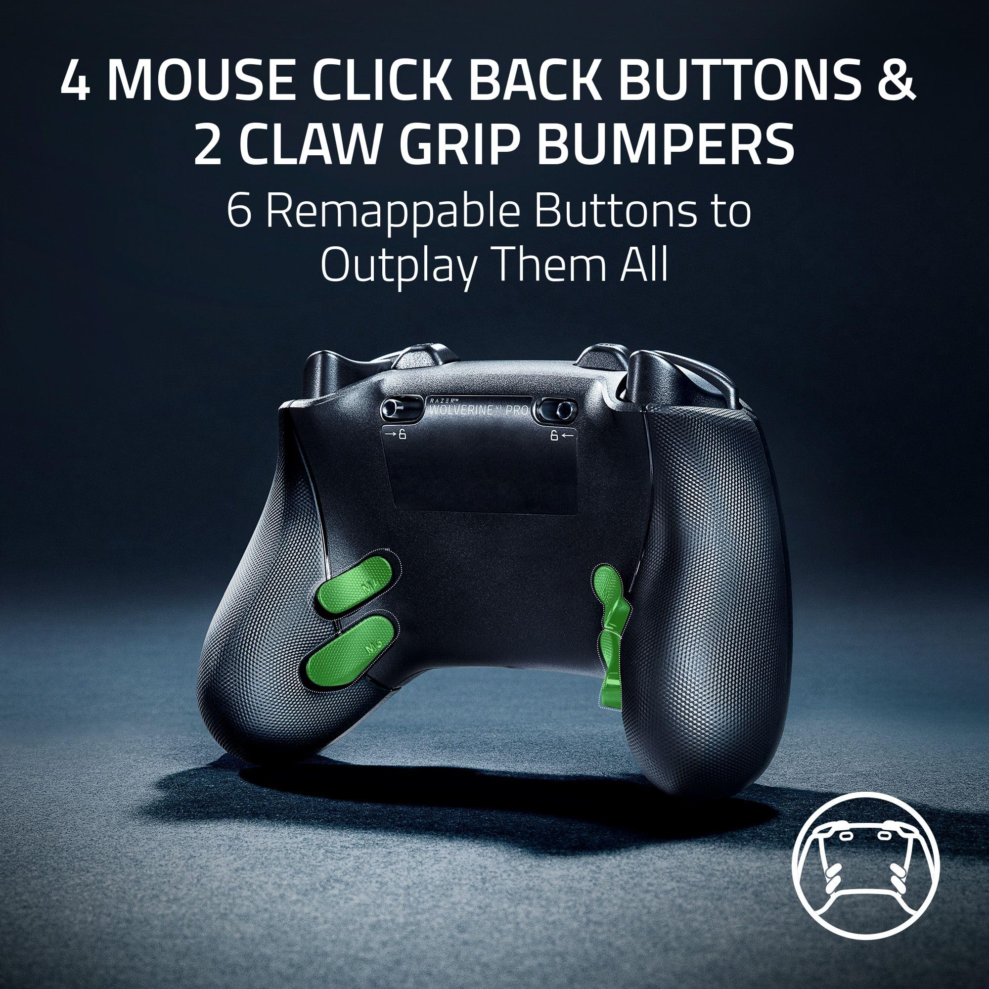 Razer Wolverine V3 Pro - Wireless Esports Controller for Xbox & PC - Black 9
