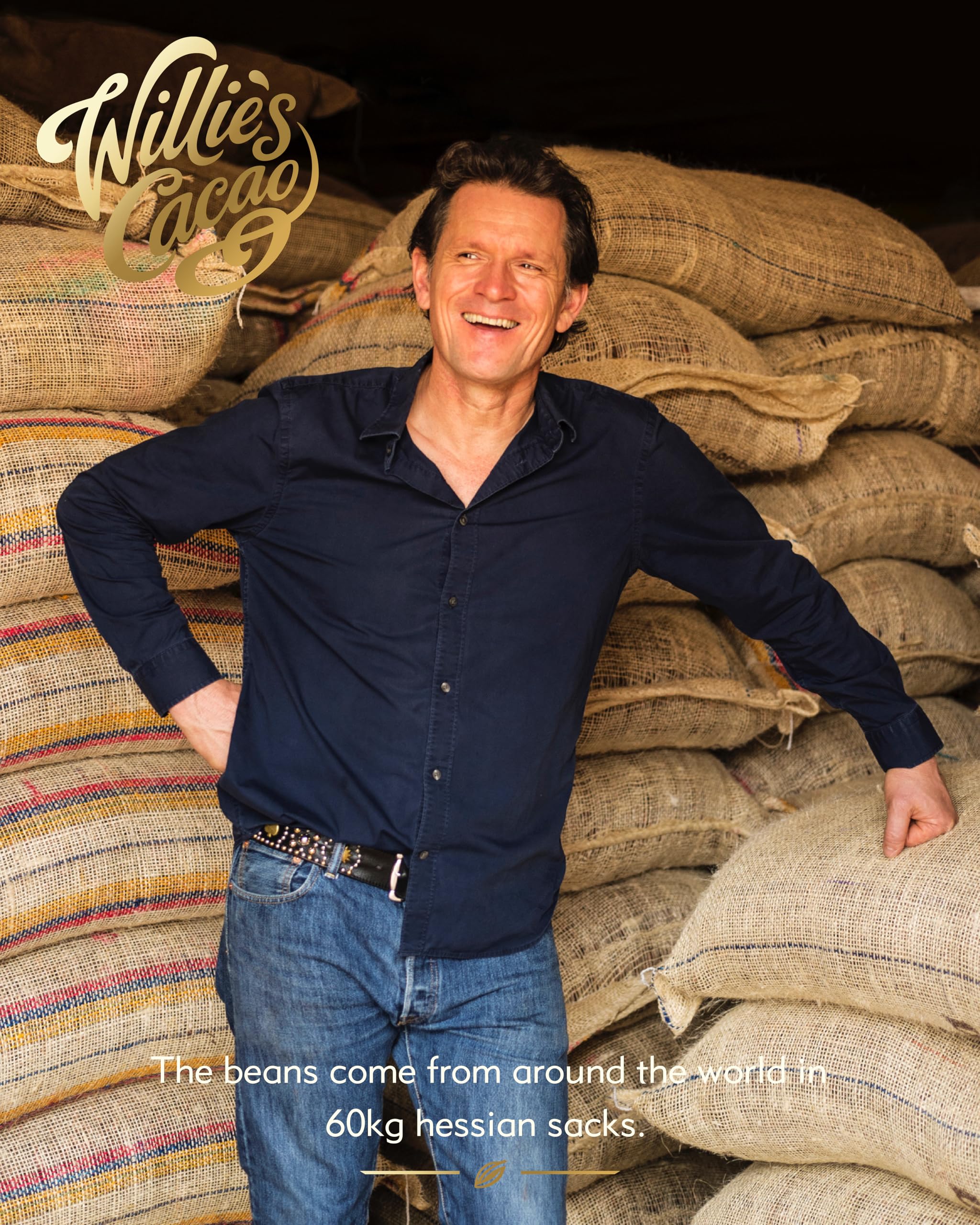 Willie's Cacao - Almendra 70% Dark Chocolate with Roasted Almonds Bar - 50g 11