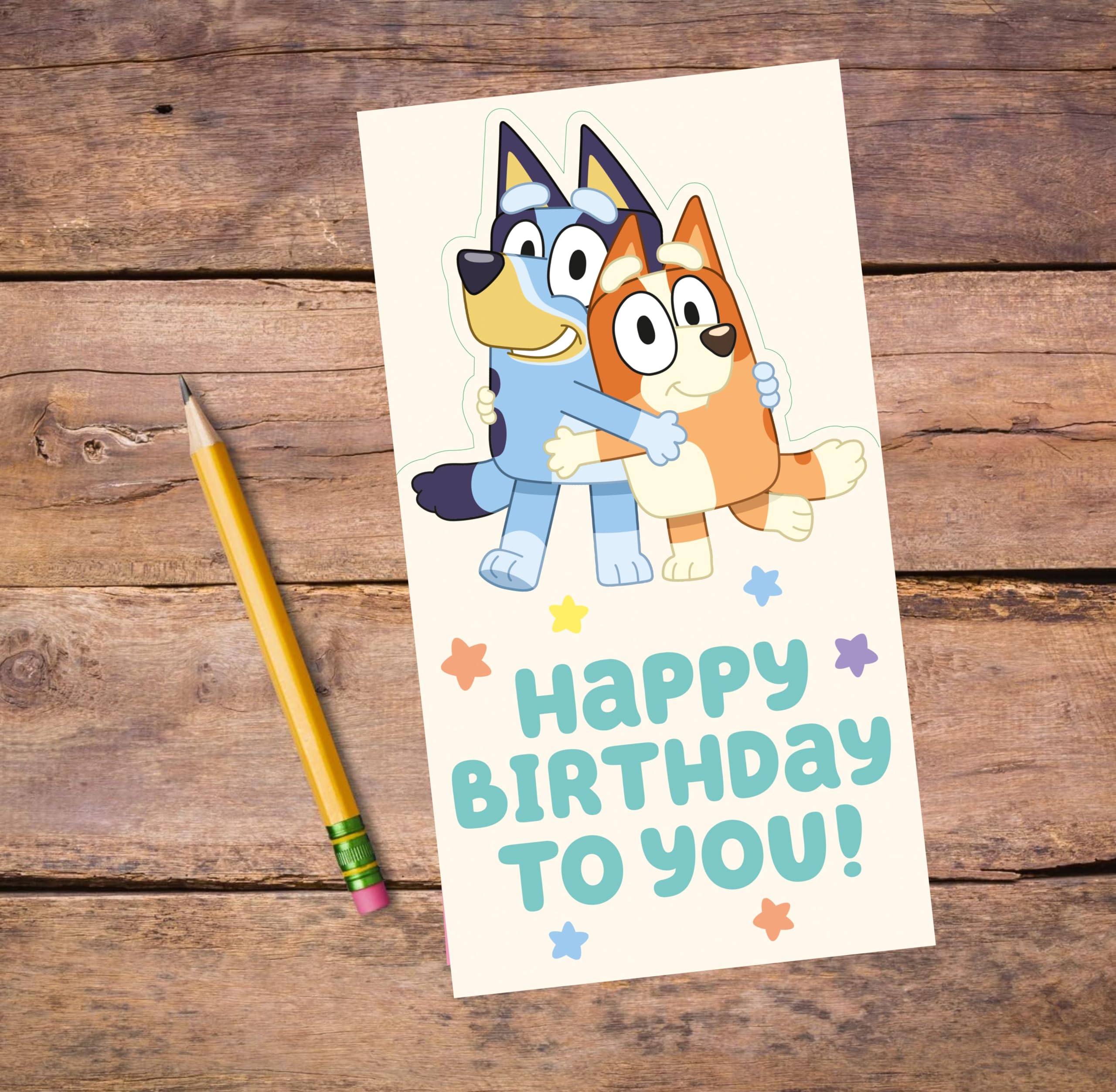 Danilo Promotions LTD Bluey Birthday Card - Officially Licensed | 210 x 290 mm