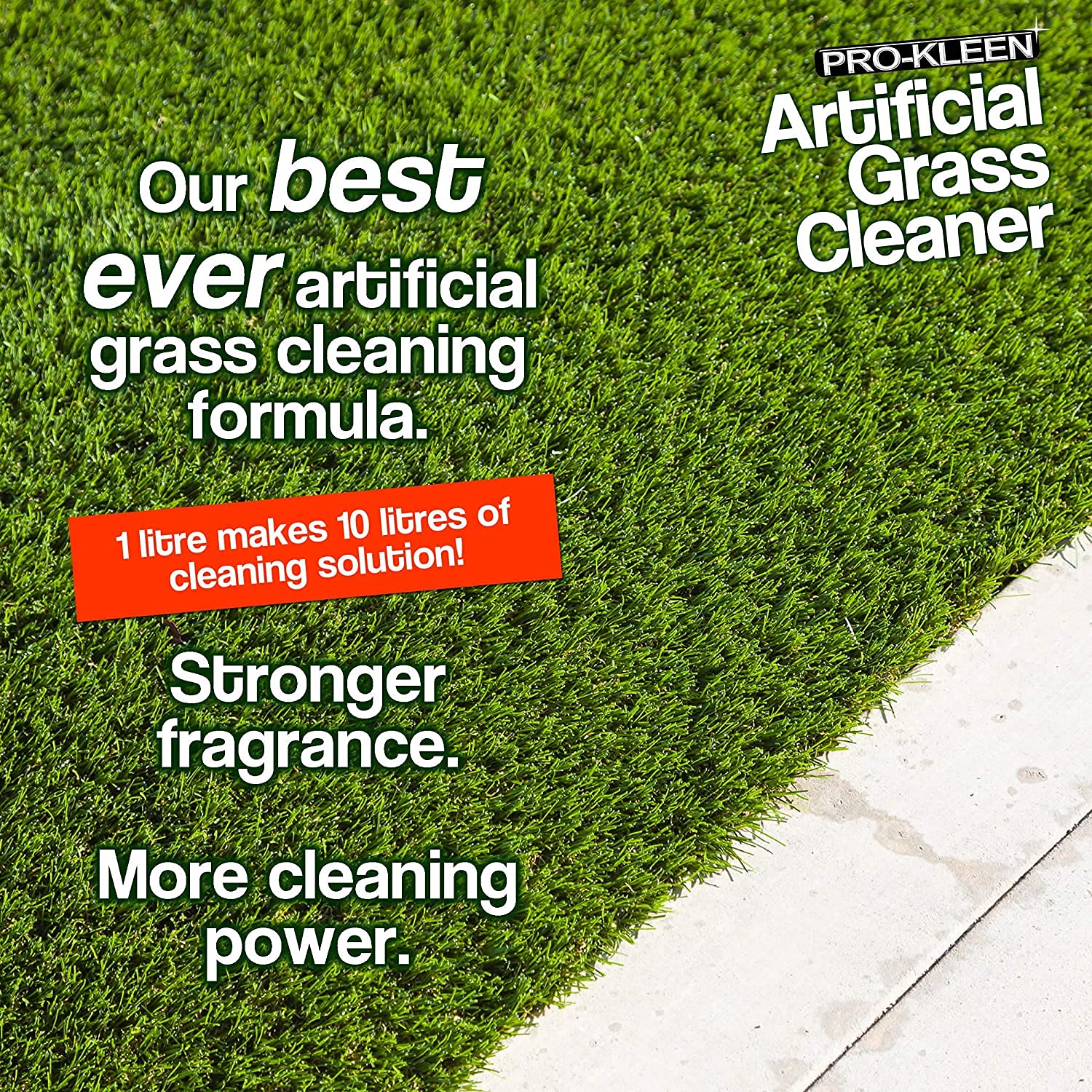 Pro-Kleen Artificial Grass Cleaner for Dogs - 3-in-1 Formula, 1L Bottle, Floral Scent 6