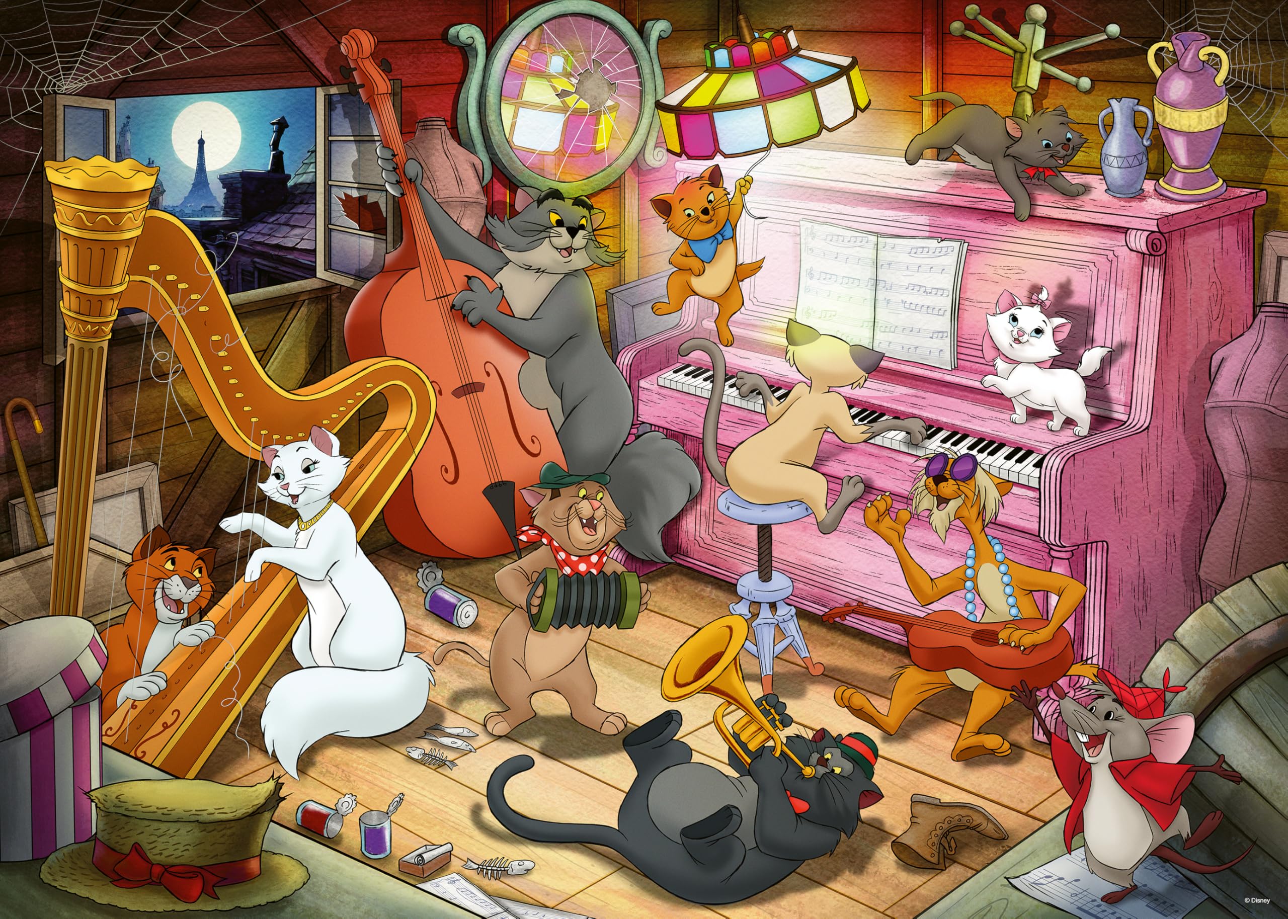 Ravensburger Disney Aristocats 1000 Piece Jigsaw Puzzle