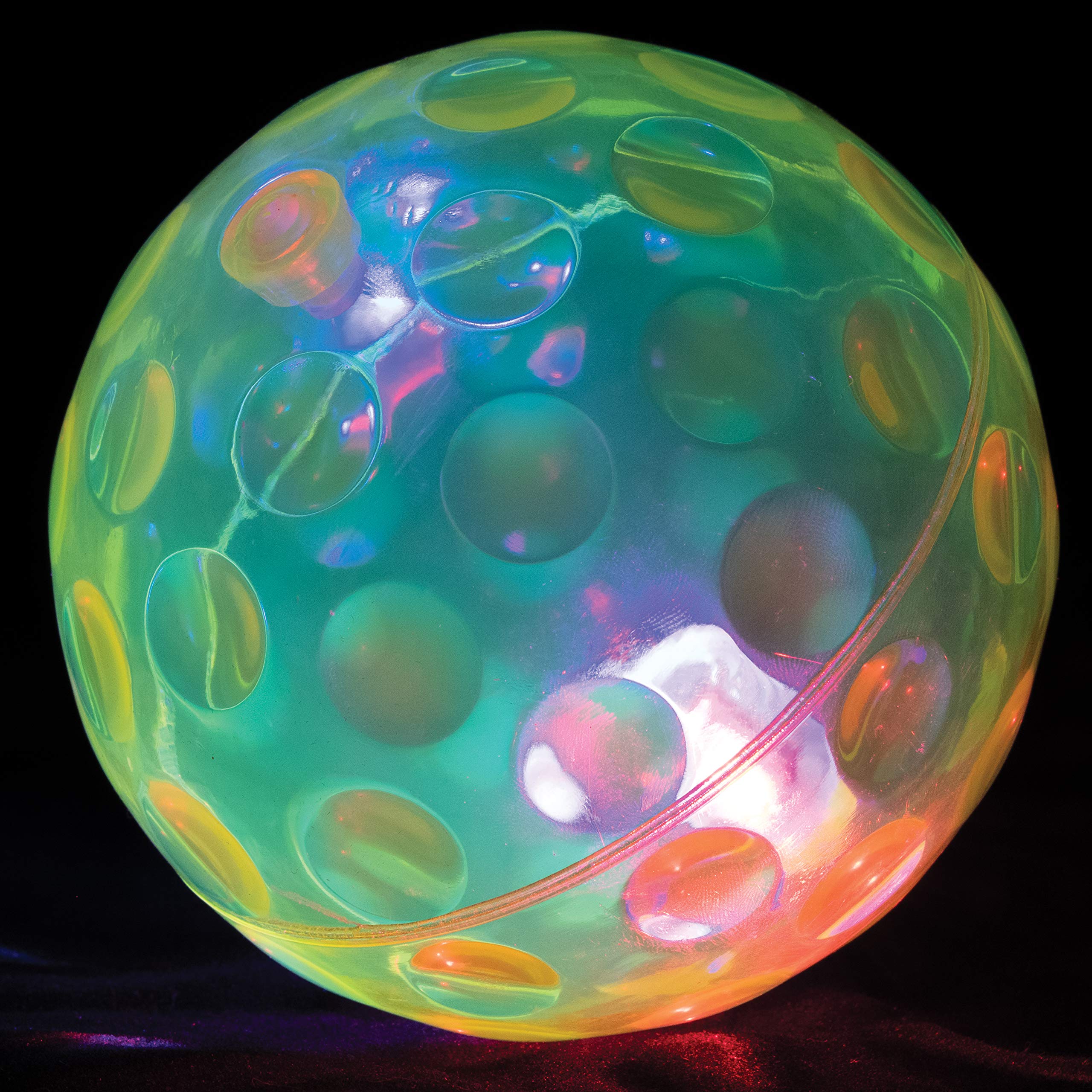 tickit Large Texture Sensory Flashing Ball Set - 100 mm Diameter | Pack of 4 | Ages 3+ 5