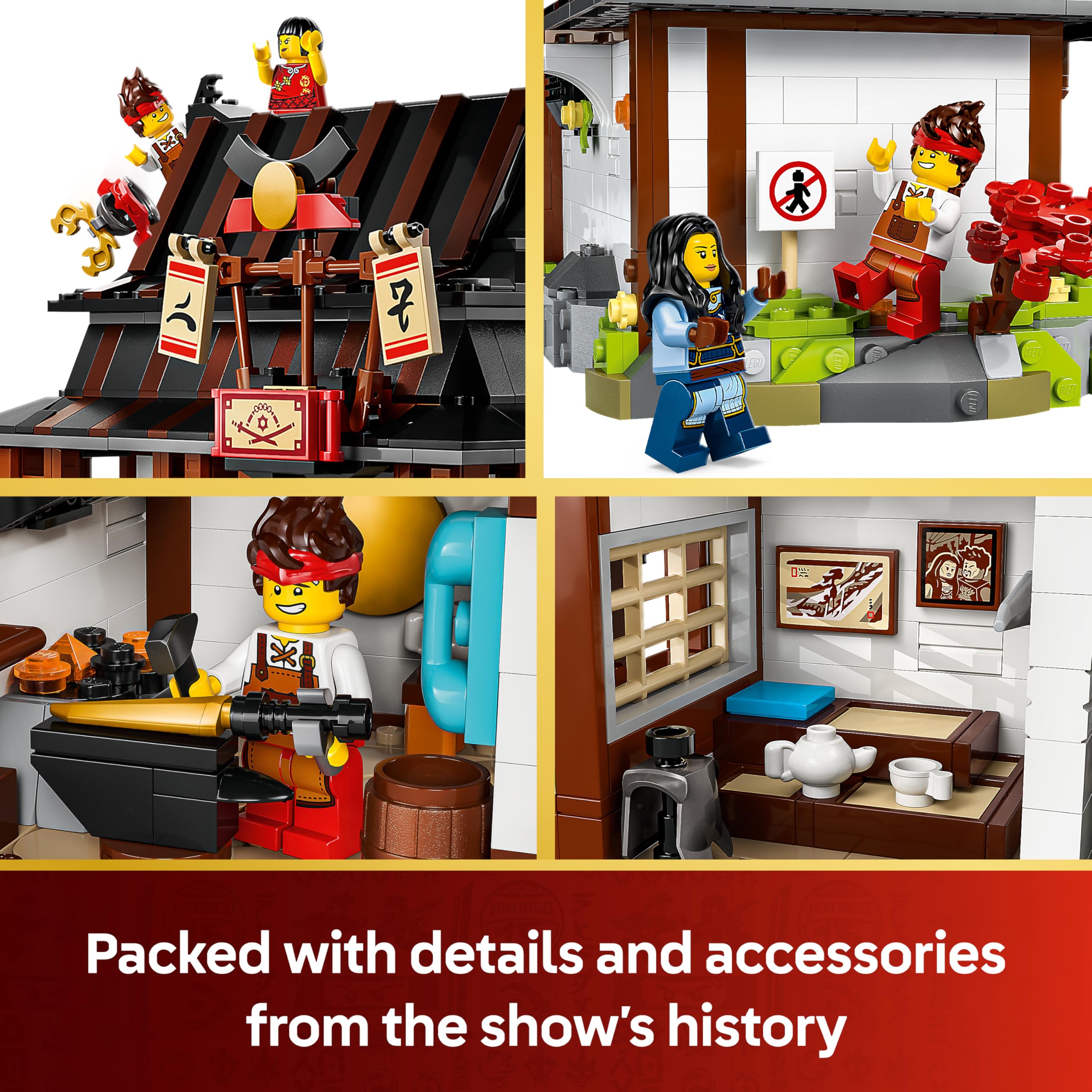 LEGO NINJAGO Four Weapons Blacksmith 71858 - 15th Anniversary Set | Ages 14+ 4