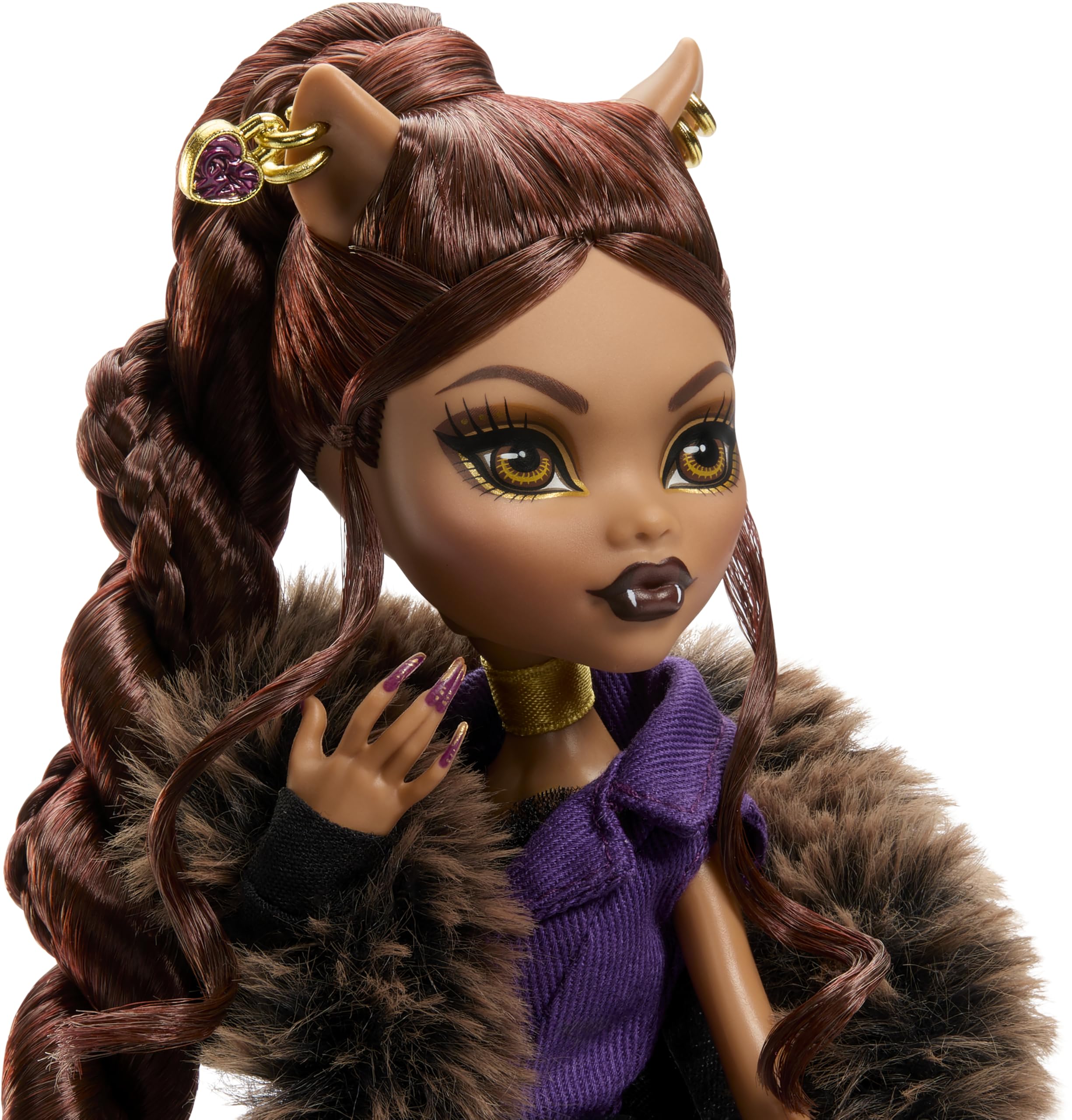 Monster High Clawdeen Wolf House of Wolf Collectible Doll - Faux Fur & Runway Fashion 6