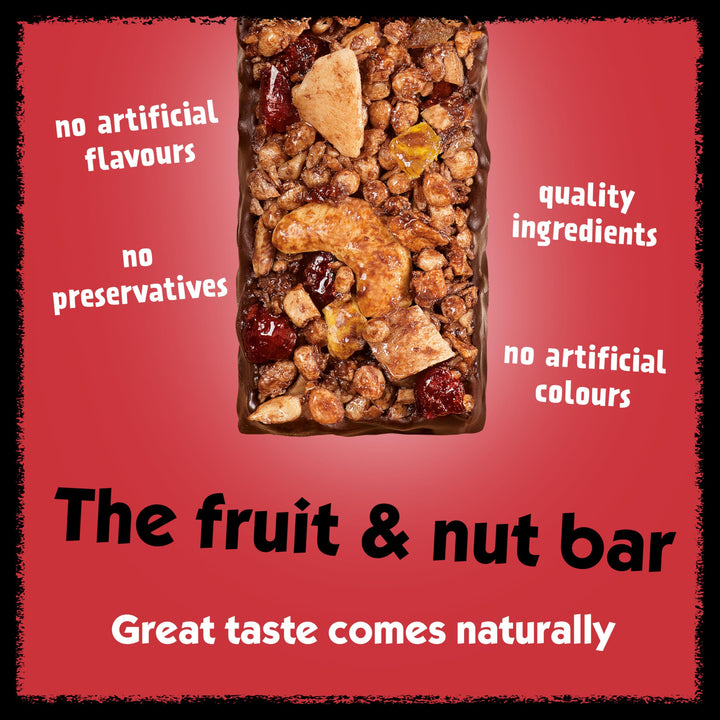 Eat Natural Apple, Ginger & Dark Chocolate Fruit & Nut Bar (12 x 40g)