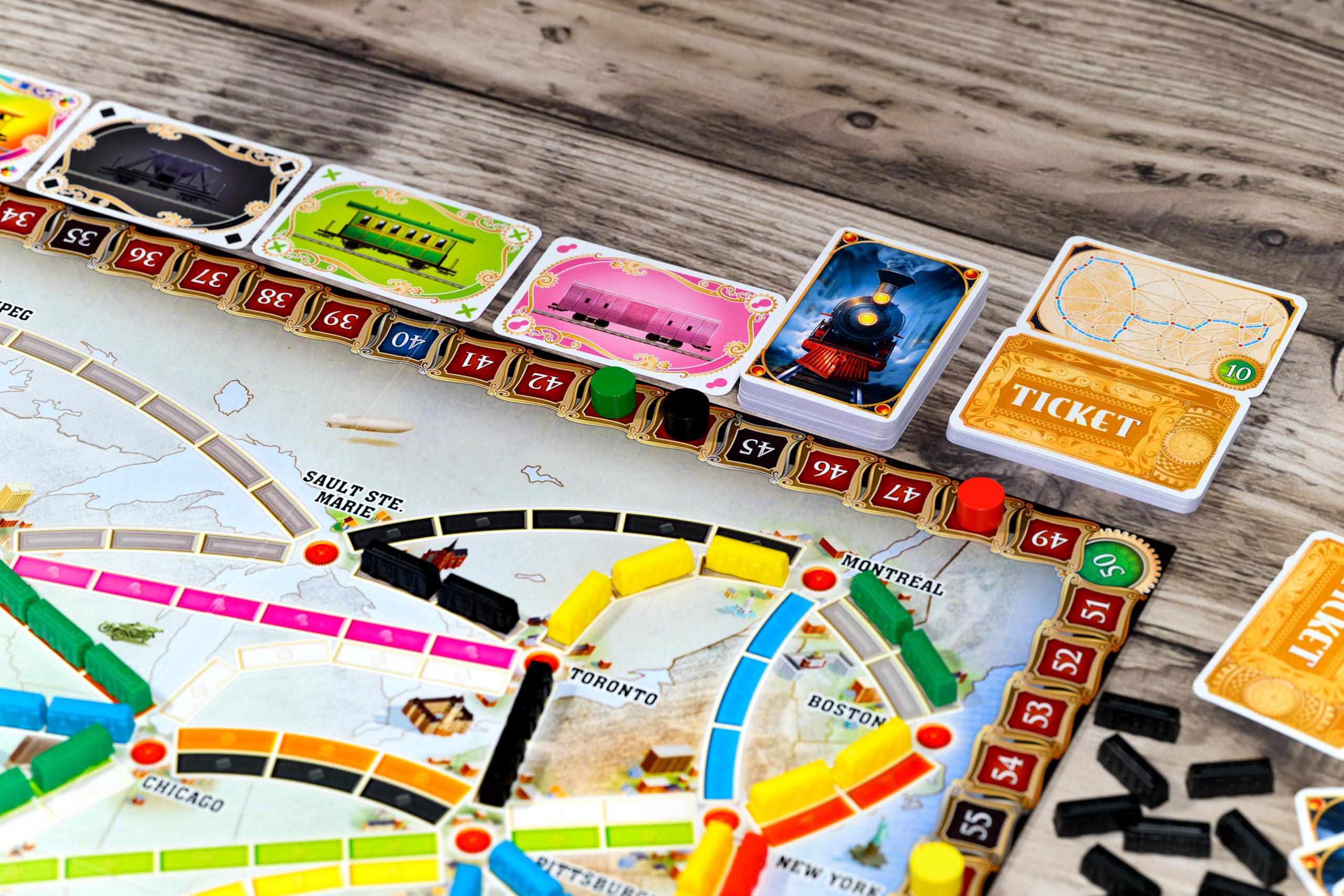 Days of Wonder Ticket to Ride Refresh Edition Board Game | Ages 8+ | 2-5 Players | 30-60 Min Playtime 7