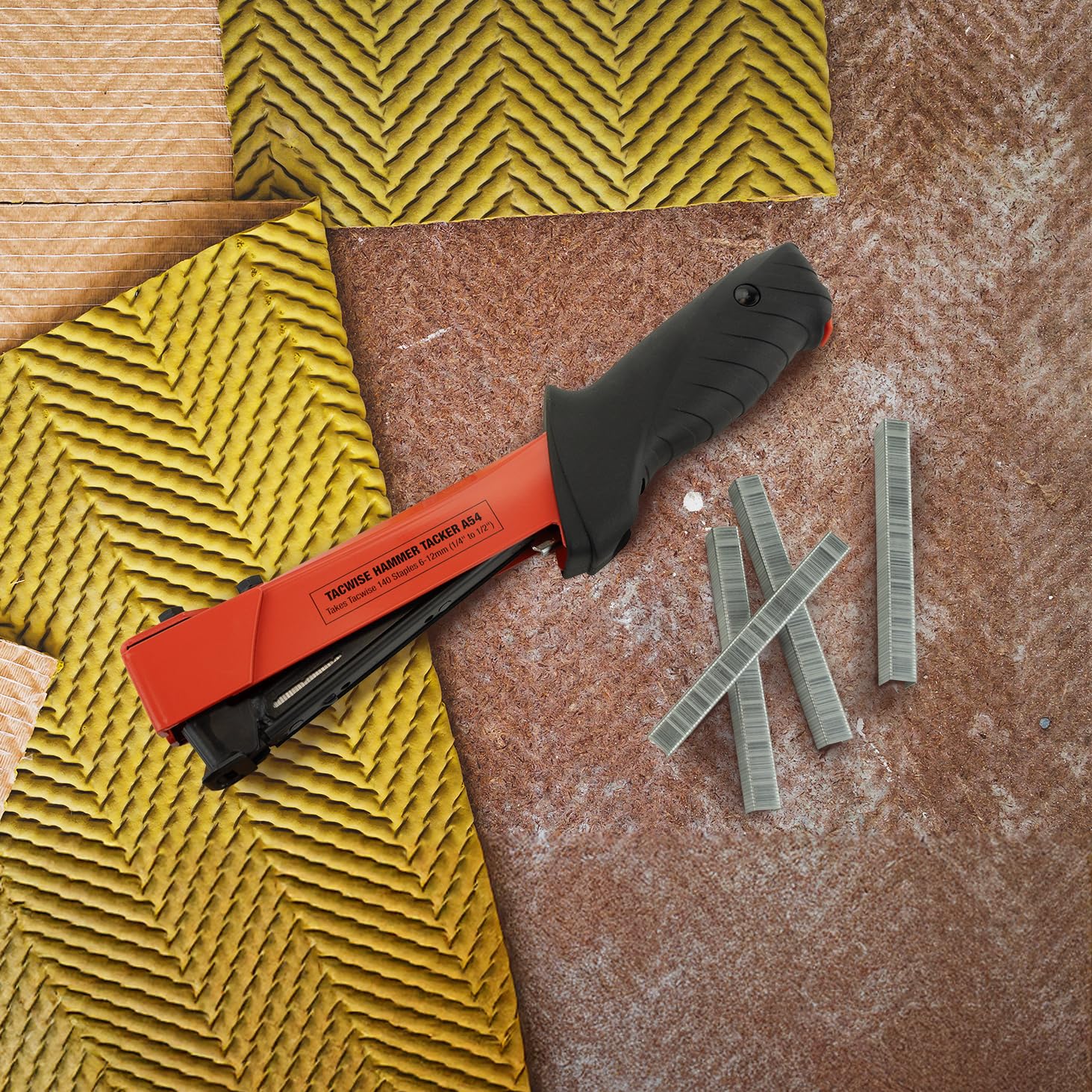 Tacwise 1173 A54 Heavy Duty Hammer Tacker | Uses Type 140 / 6-12mm Staples | All-Metal Construction 7