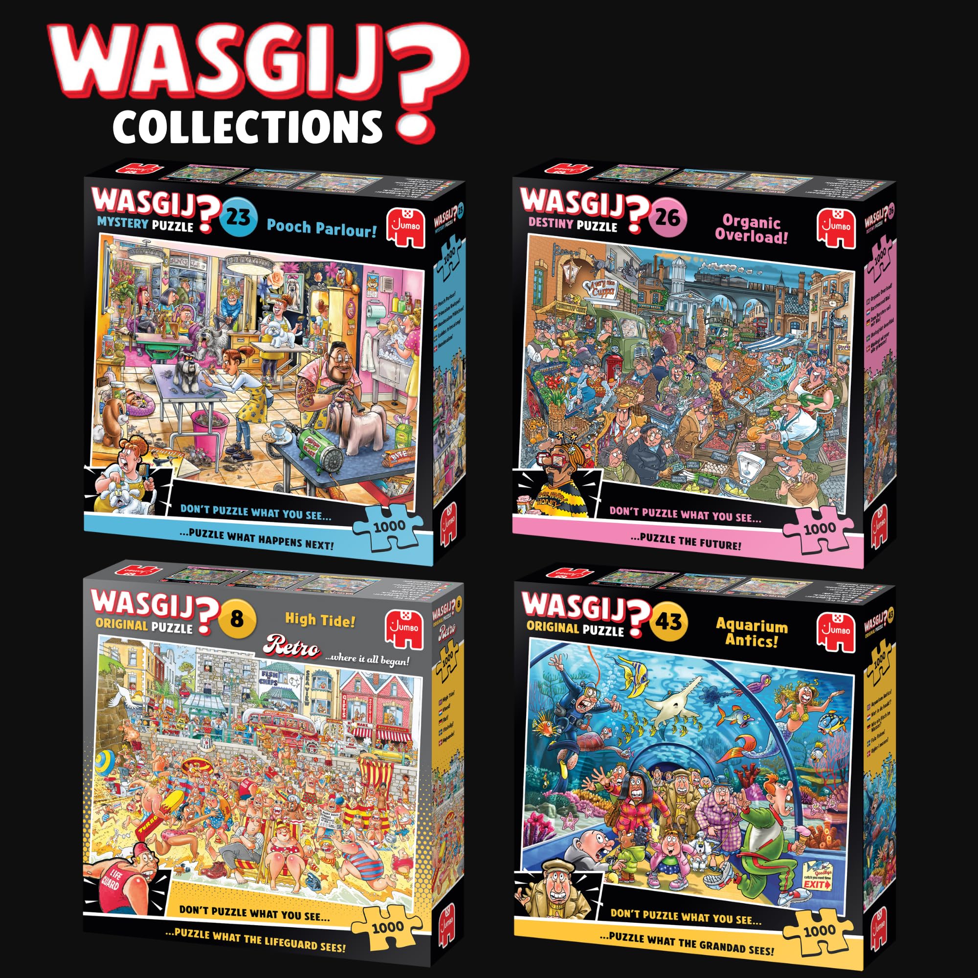 Wasgij Mystery 23: Pooch Parlour - 1000 Piece Jigsaw Puzzle for Adults 7