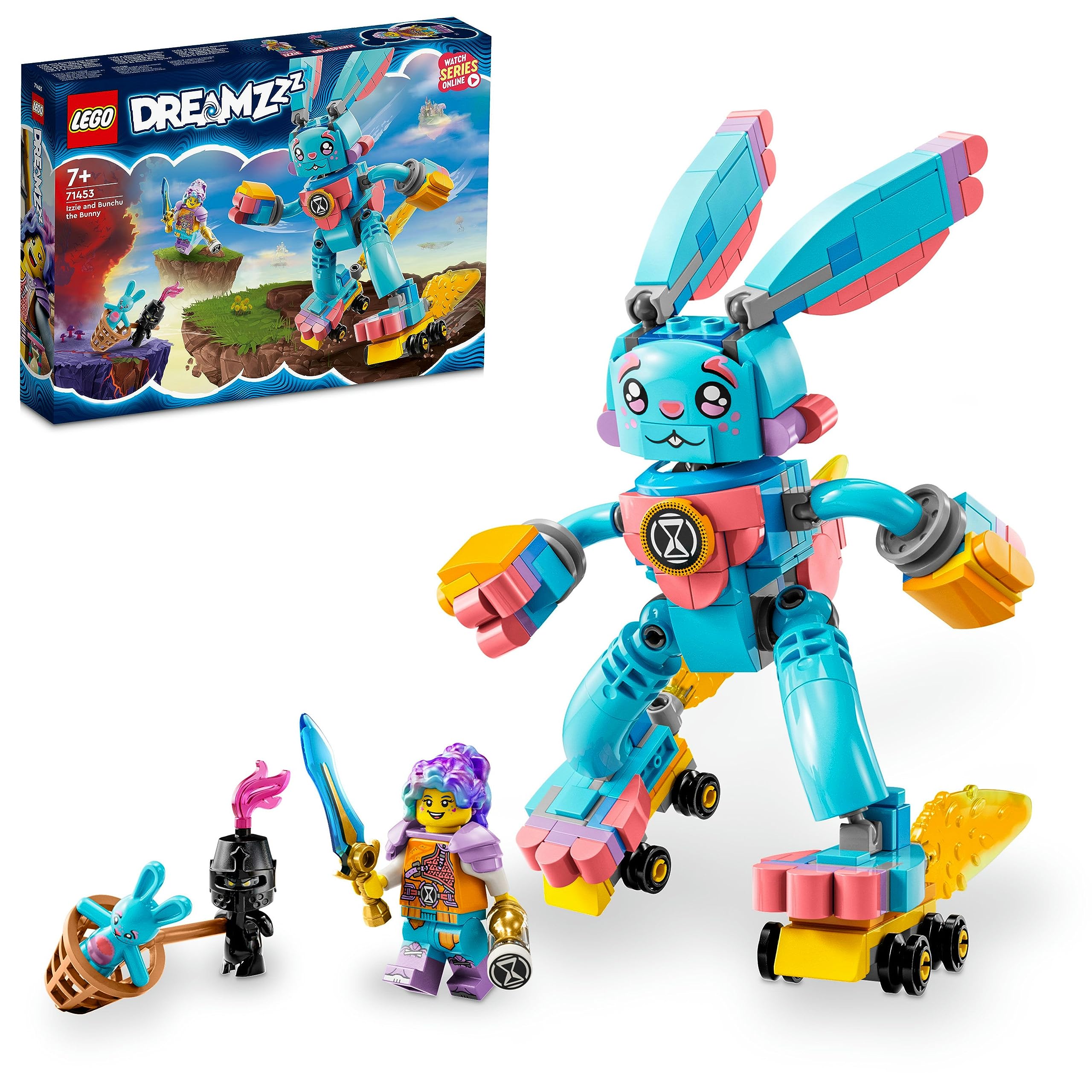 LEGO DREAMZzz Izzie and Bunchu the Bunny 71453 Building Set | 2-in-1 Build | Ages 7+