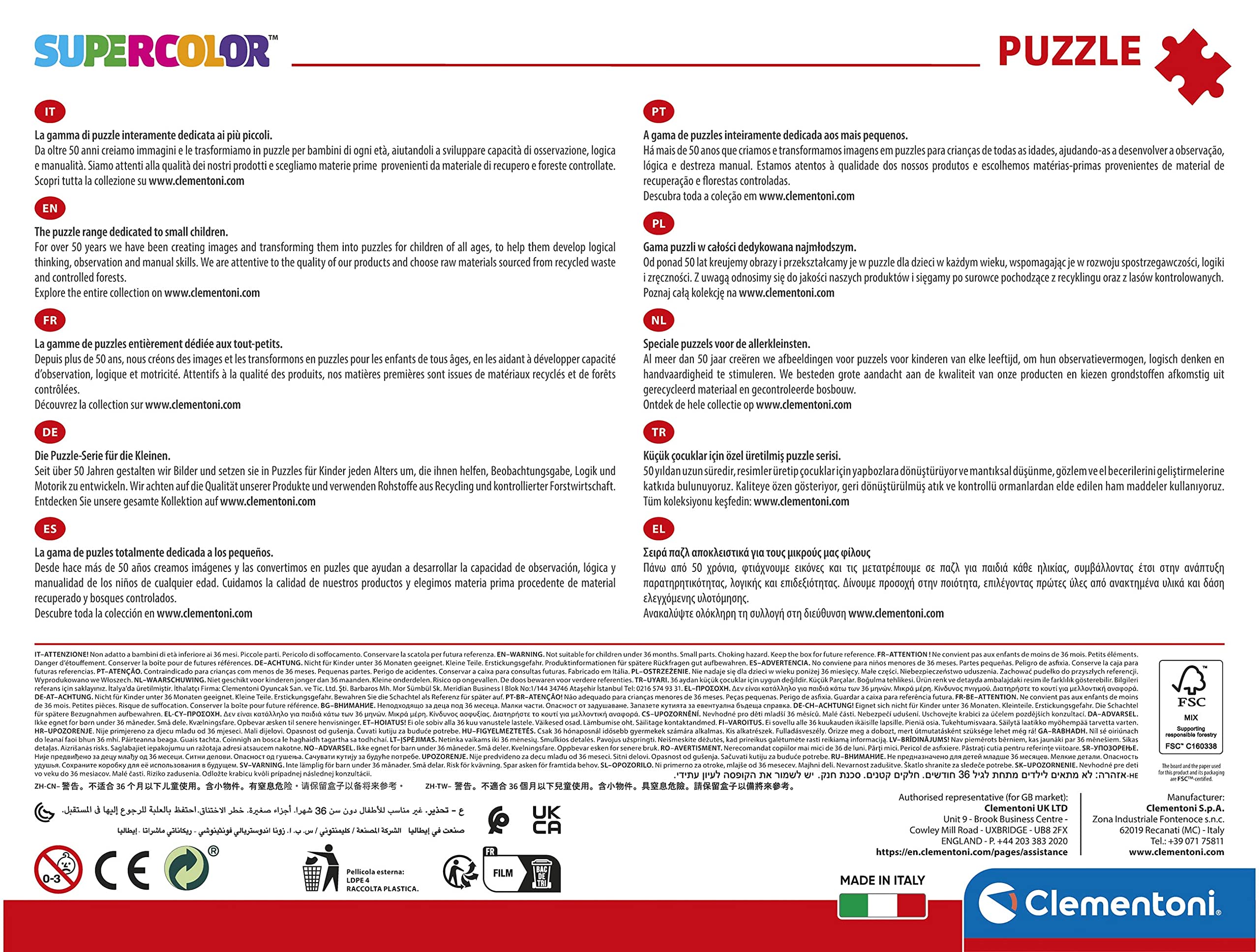 Clementoni Disney Cars On The Road 24-Piece Puzzle - Extra-Large Pieces for Kids 11