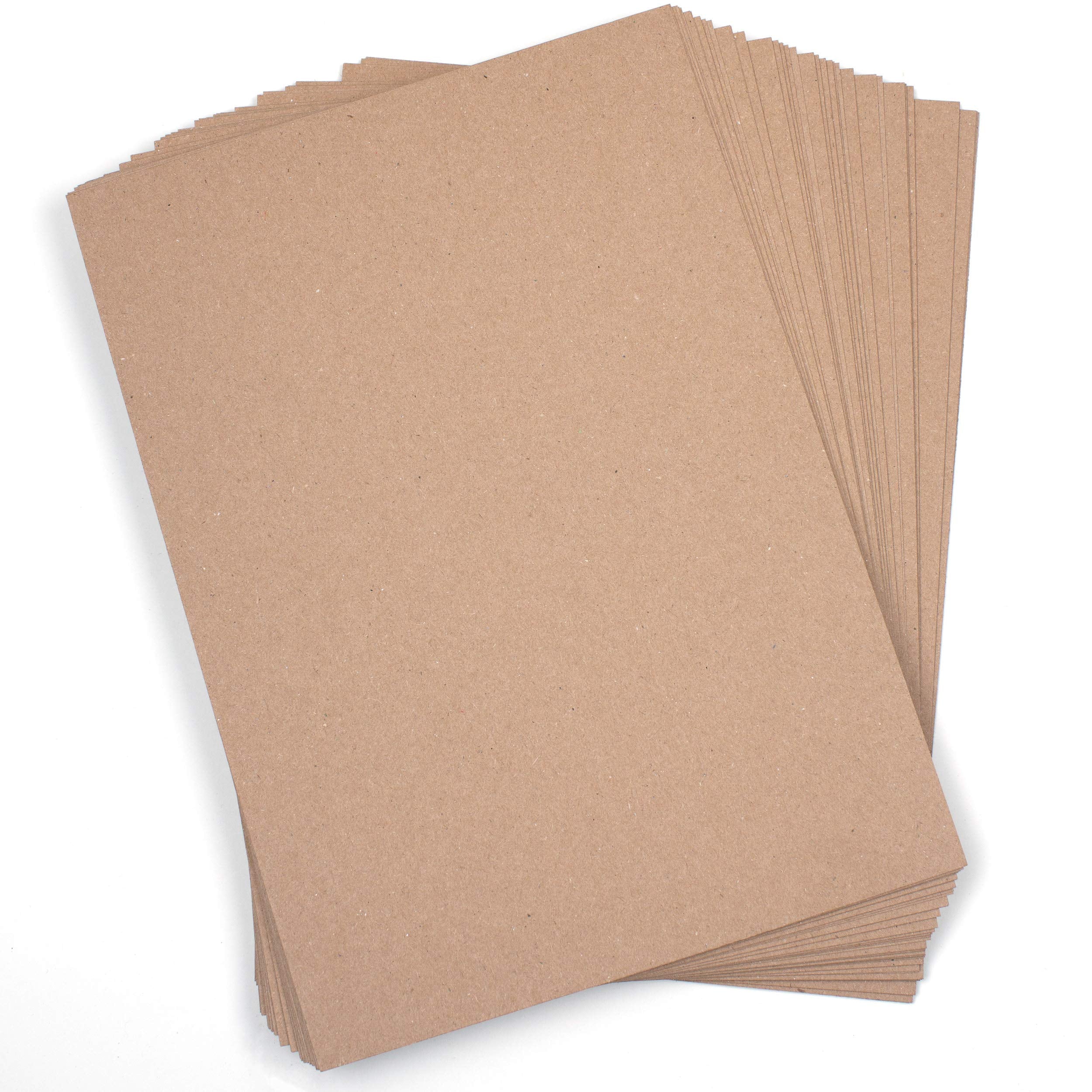 House of Card & Paper Brown Kraft Card 280gsm A4 | 50 Sheets | Recycled