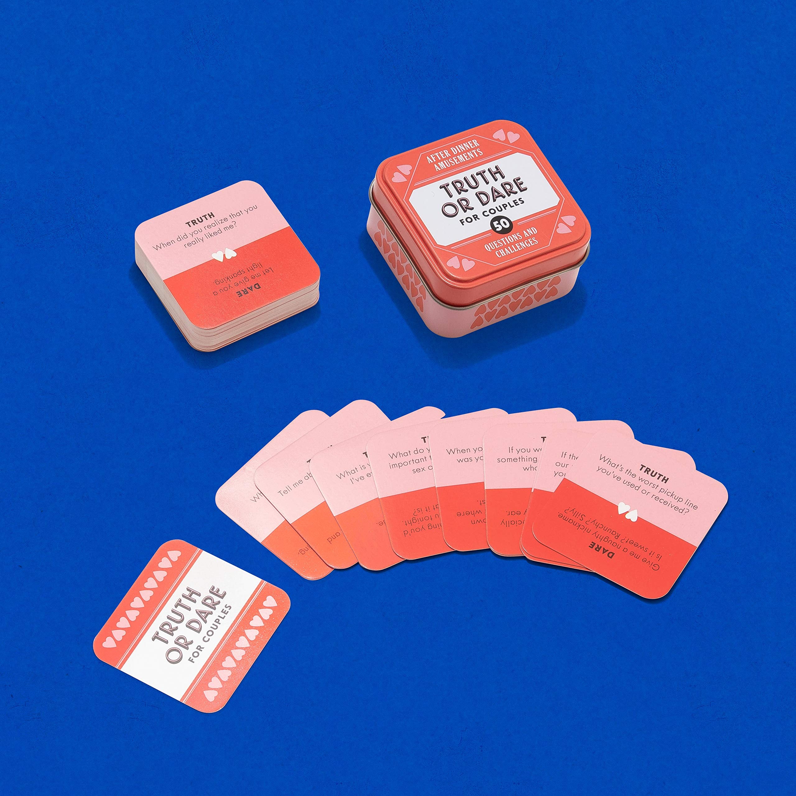 Chronicle Books After Dinner Amusements: Truth or Dare for Couples Game | 50 Questions & 50 Challenges 6